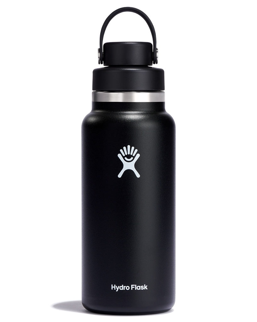 Hydro-Flask-Hydration-32oz-946mL-Wide-with-Flex-Chug-Cap-Black
