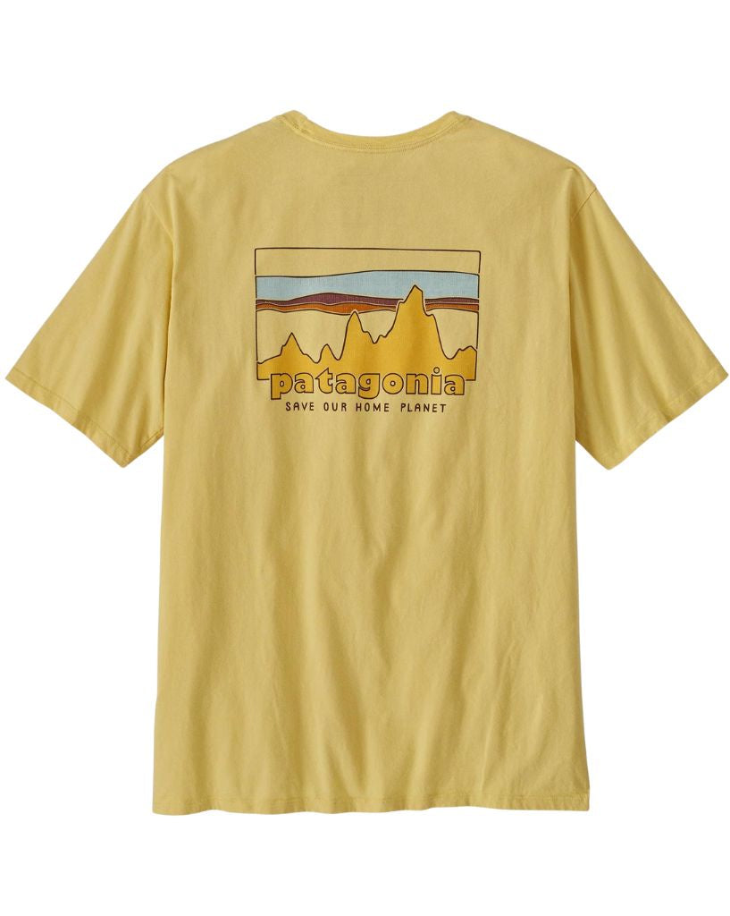 Patagonia M's '73 Skyline Organic T-Shirt Milled Yellow