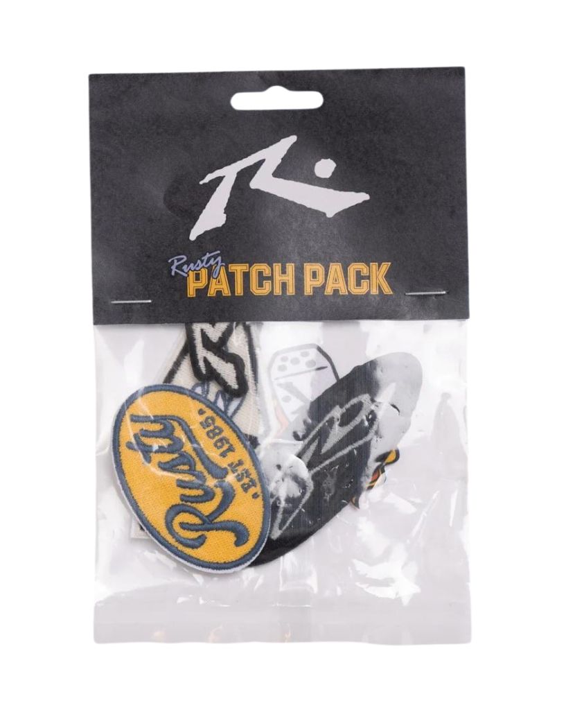 Rusty Iron On Patch Pack Multi
