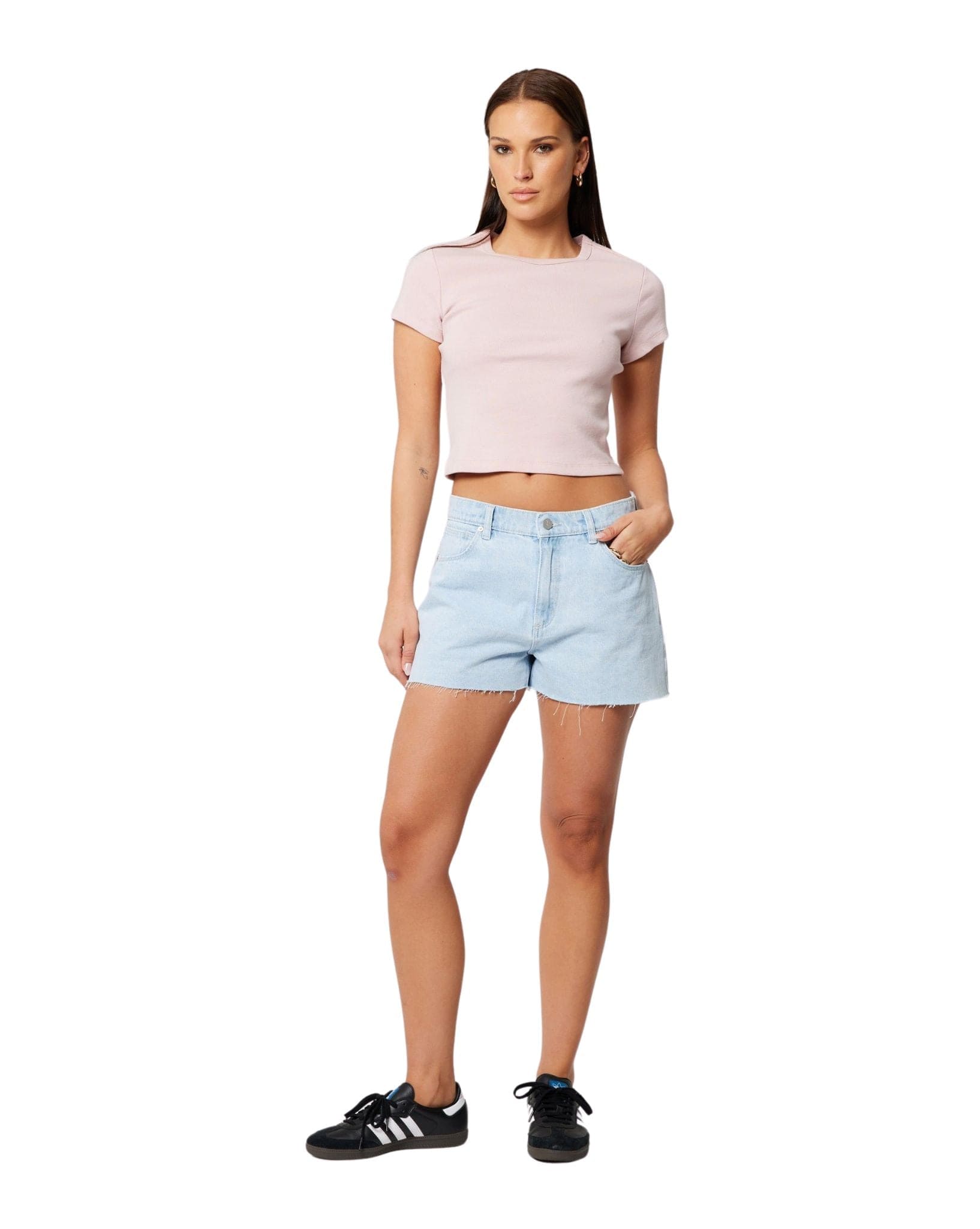 Abrand 95 Baggy Short Kate - Light Vintage Blue