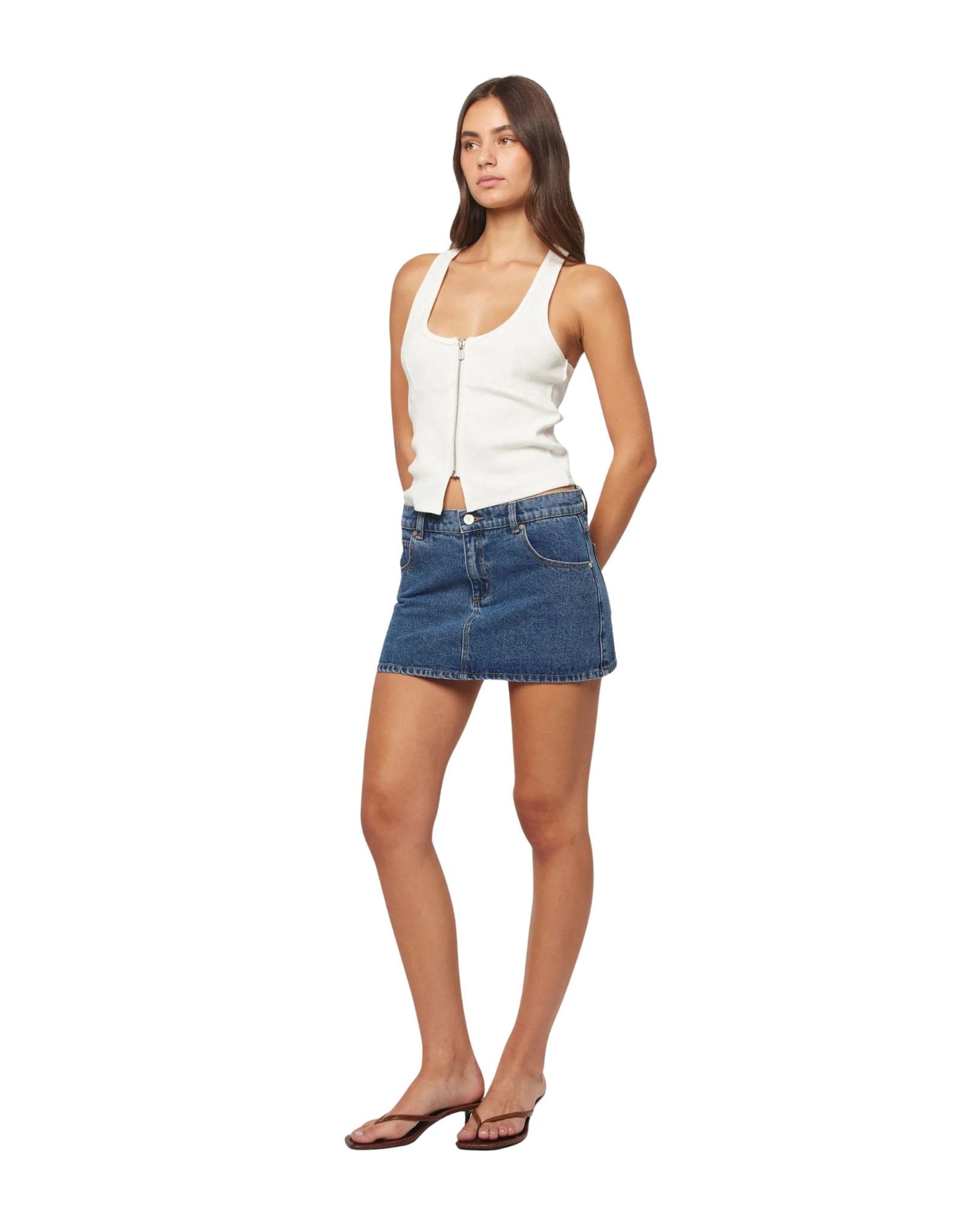 Abrand 99 Skirt Bella Mid Blue