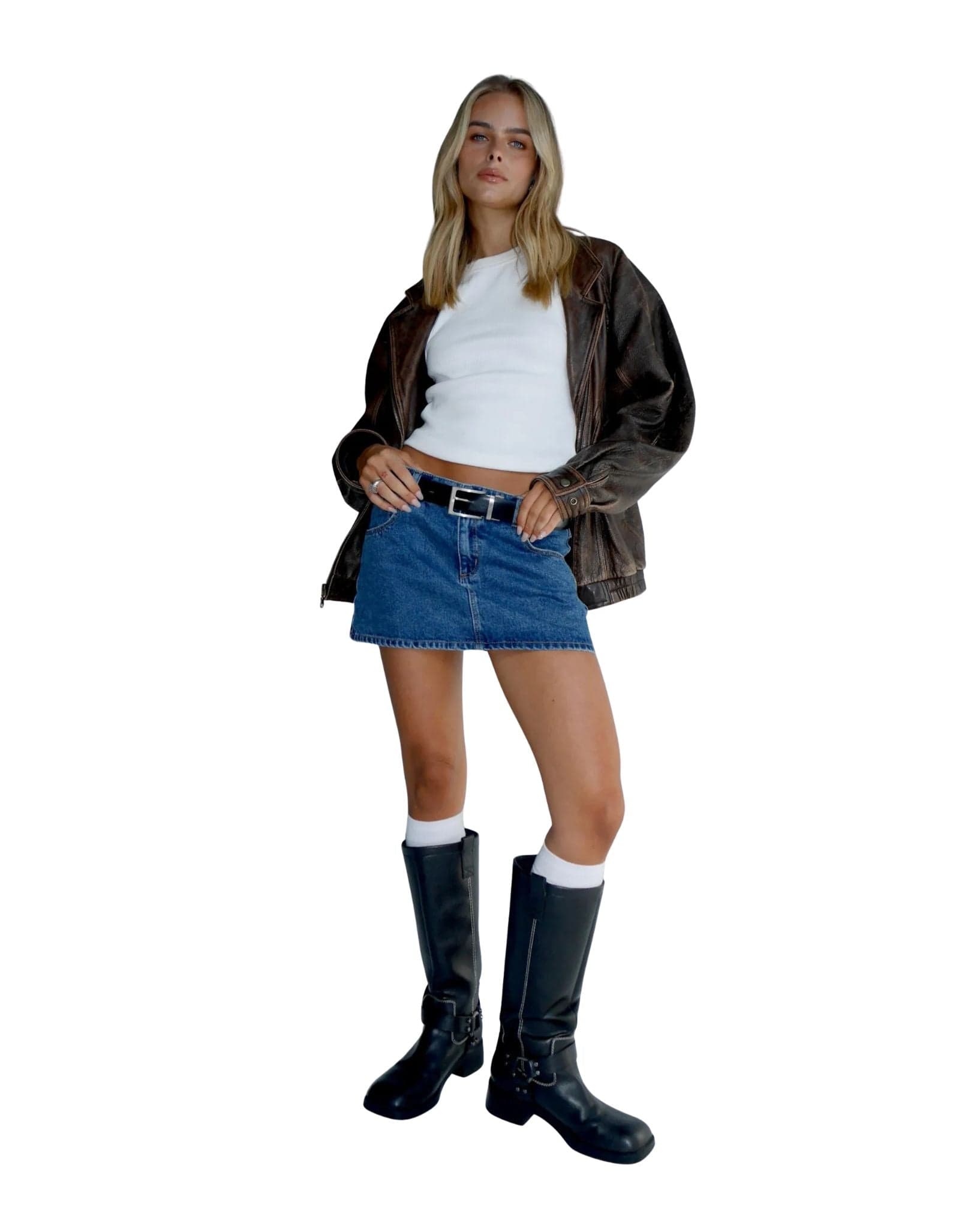 Abrand 99 Skirt Bella Mid Blue