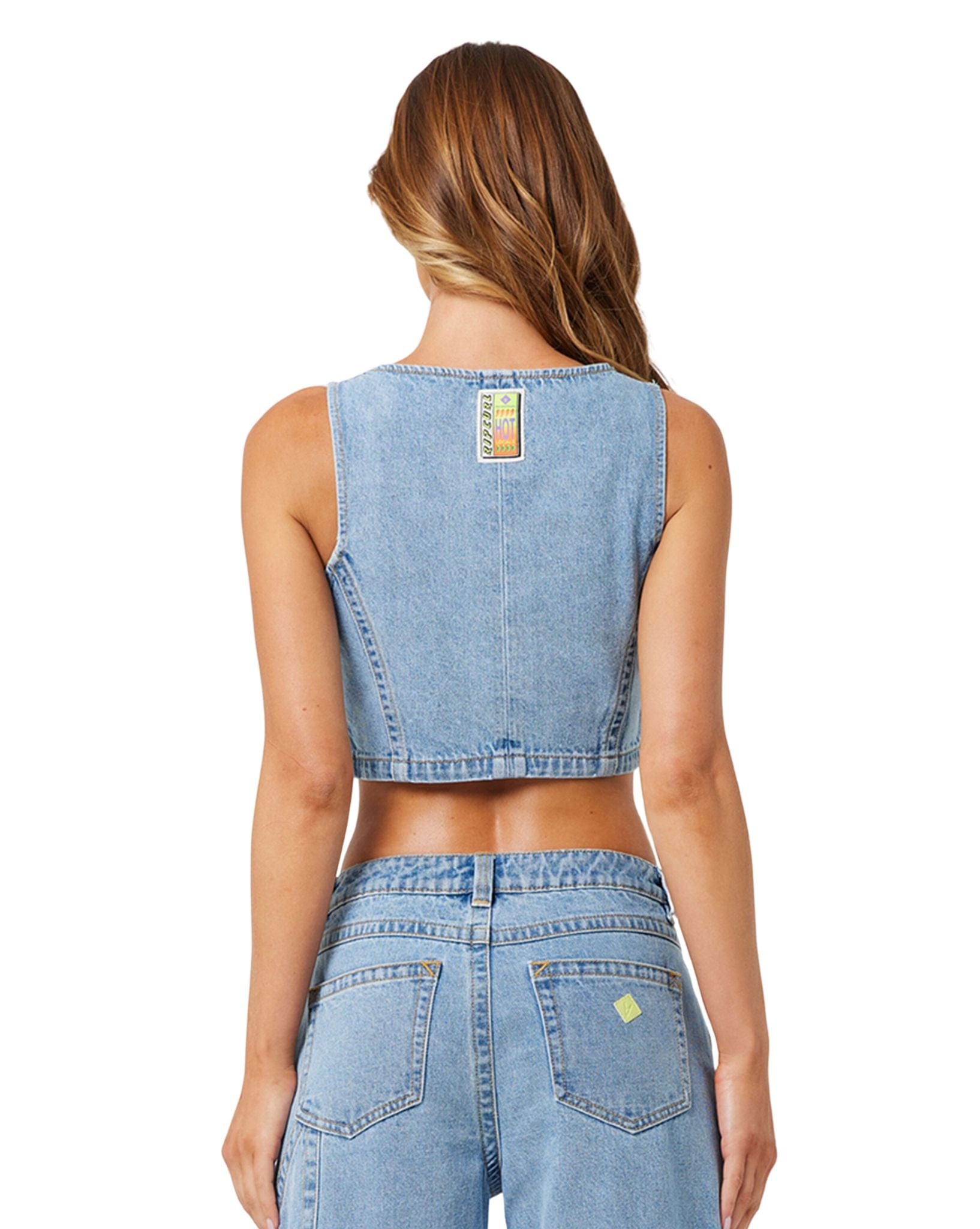 Abrand Womens RC Top Ariane - Light Vintage Blue