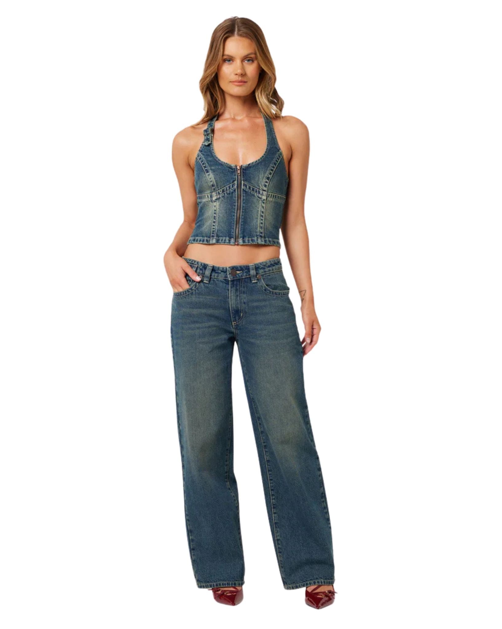Abrand Womens RC Top Zola - Tint Dark Blue