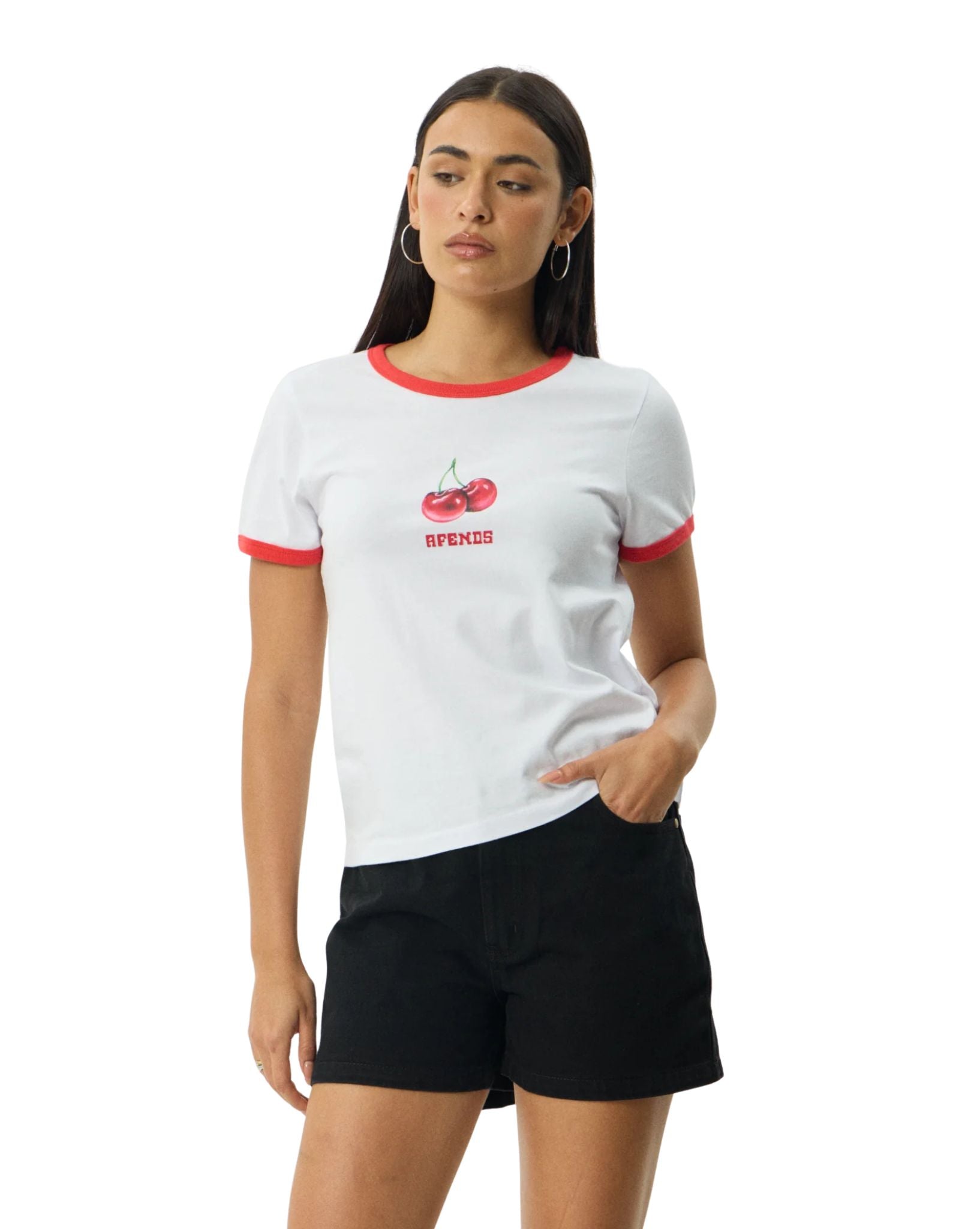 Afends Abiza - Recycled Ringer Tee