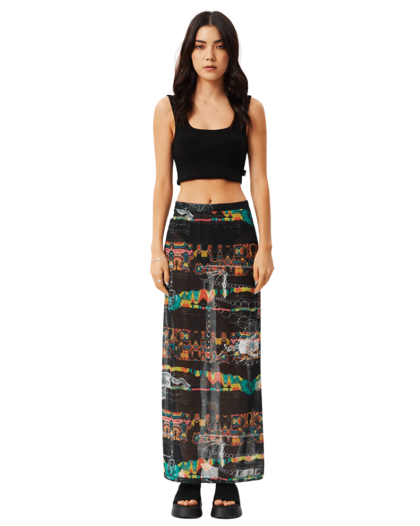 Afends Astral - Sheer Maxi Skirt