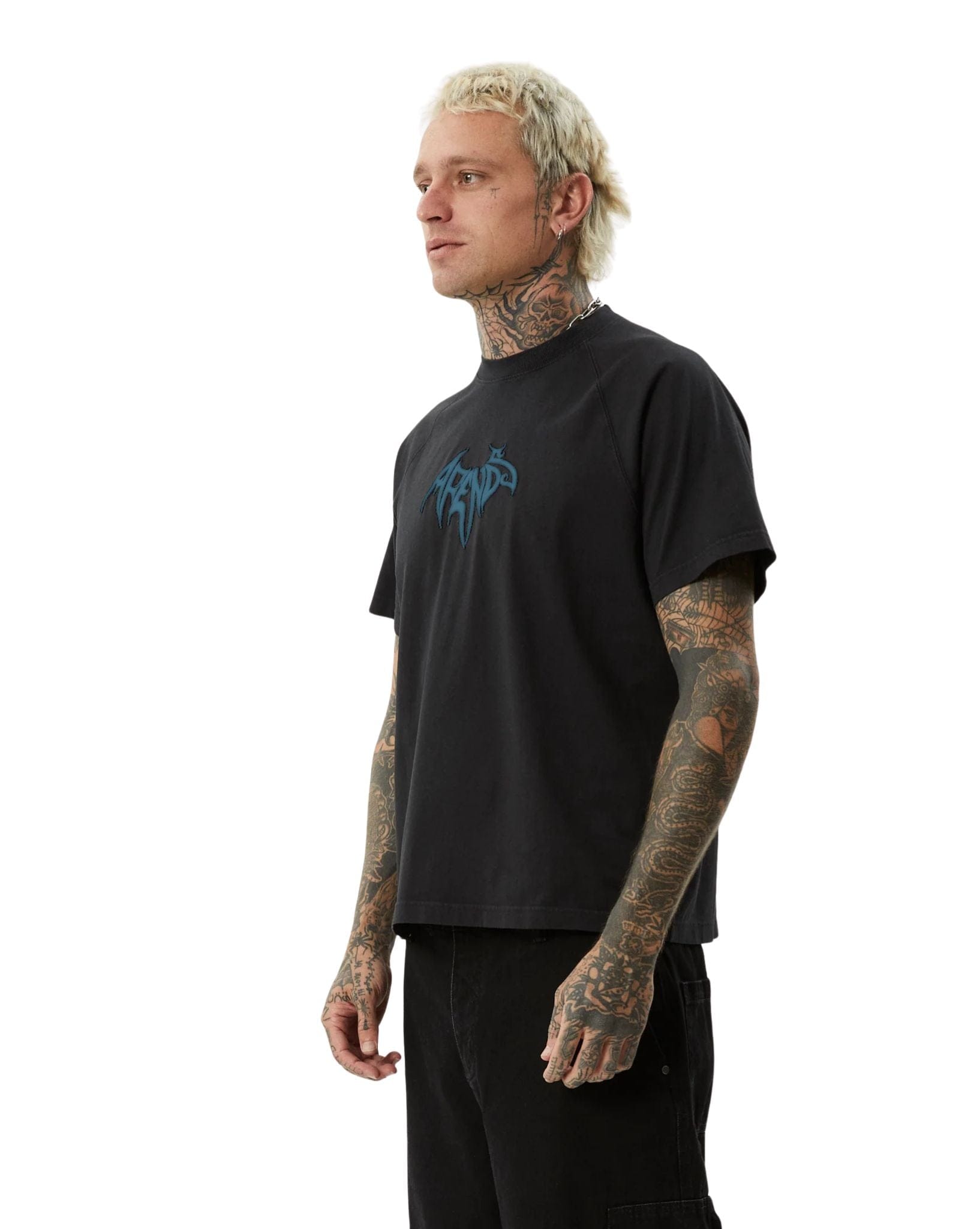 Afends Bats - Recycled Raglan Boxy Fit Tee