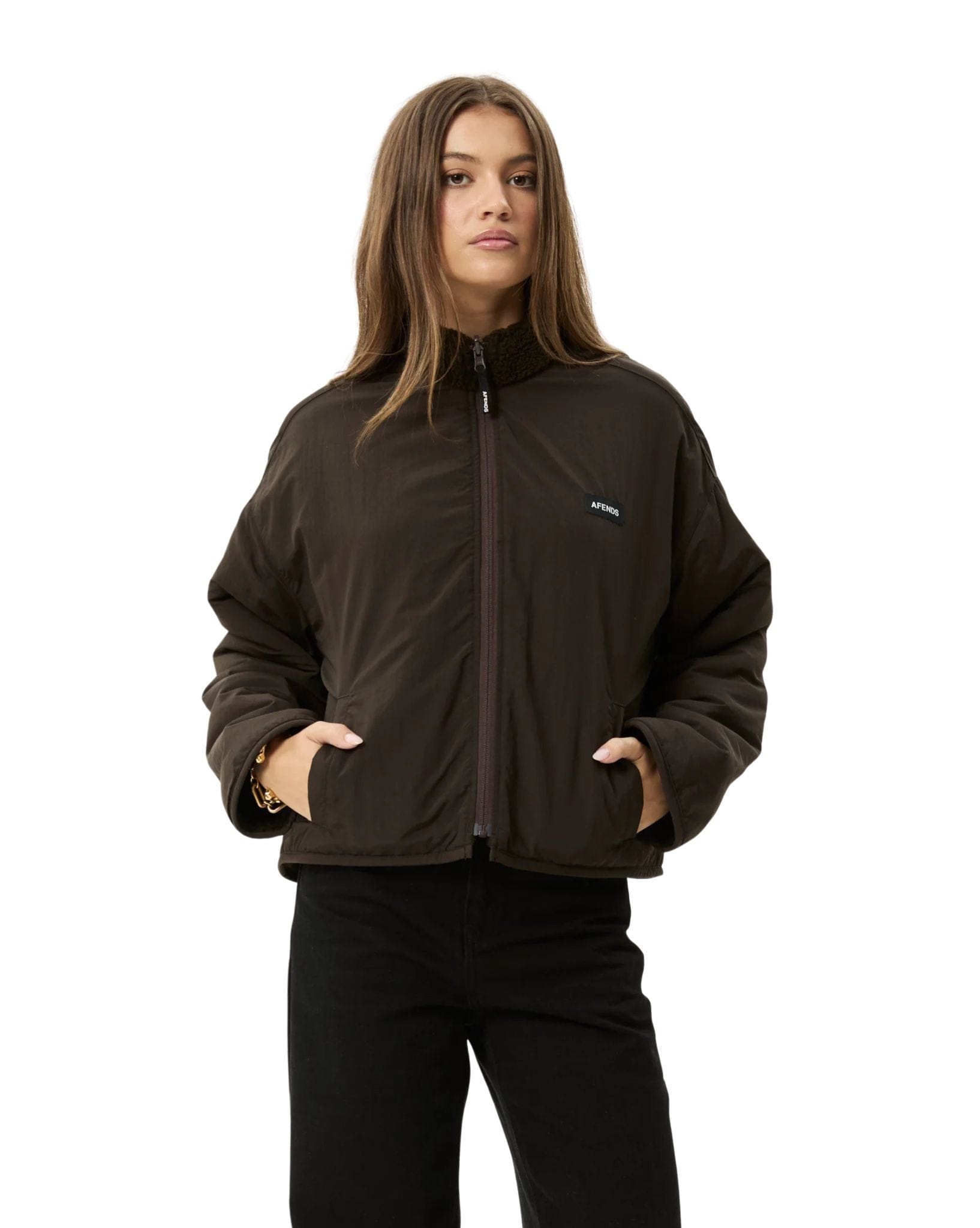 Afends Berlin - Reversible Polar Fleece Jacket