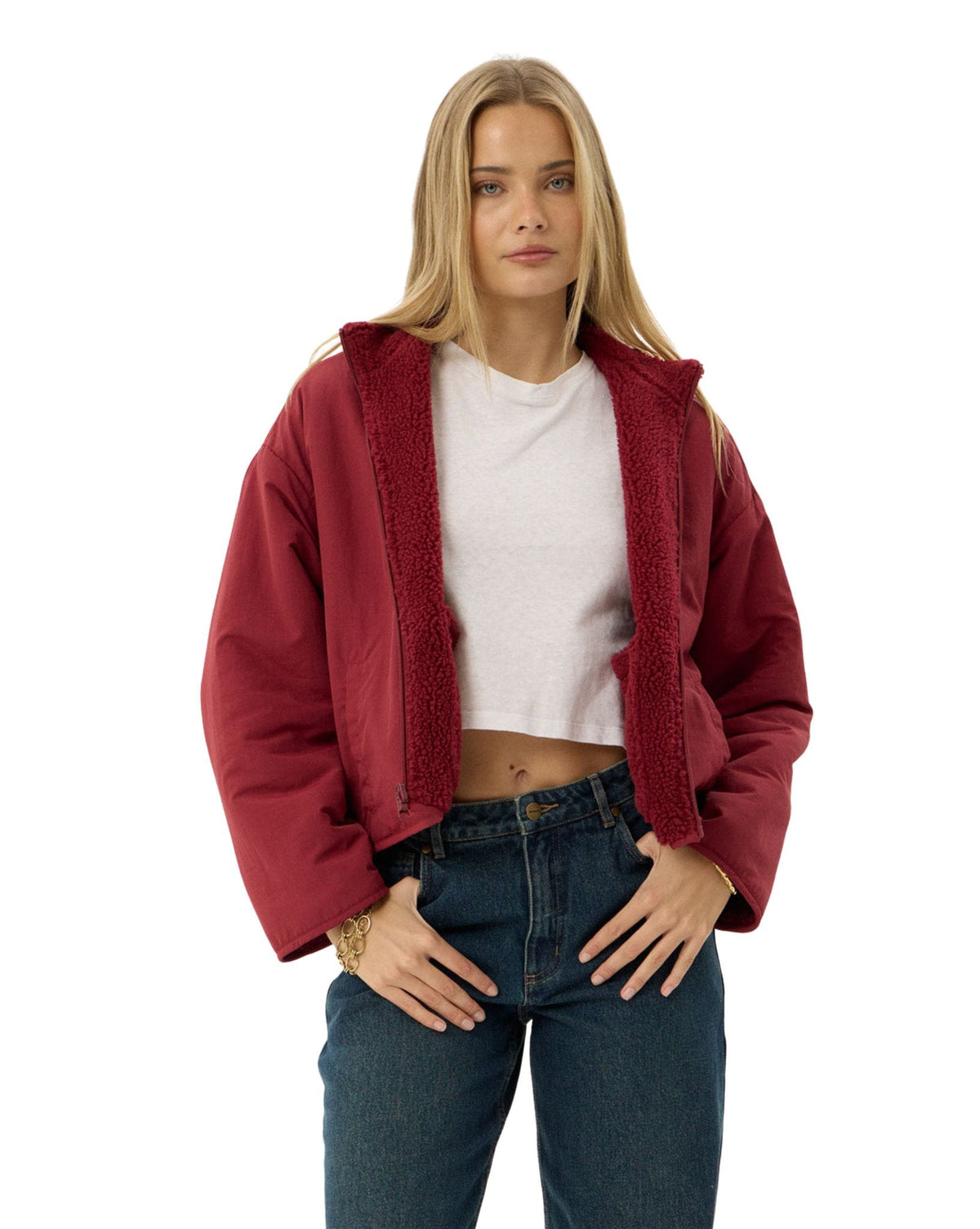 Afends Berlin - Reversible Polar Fleece Jacket