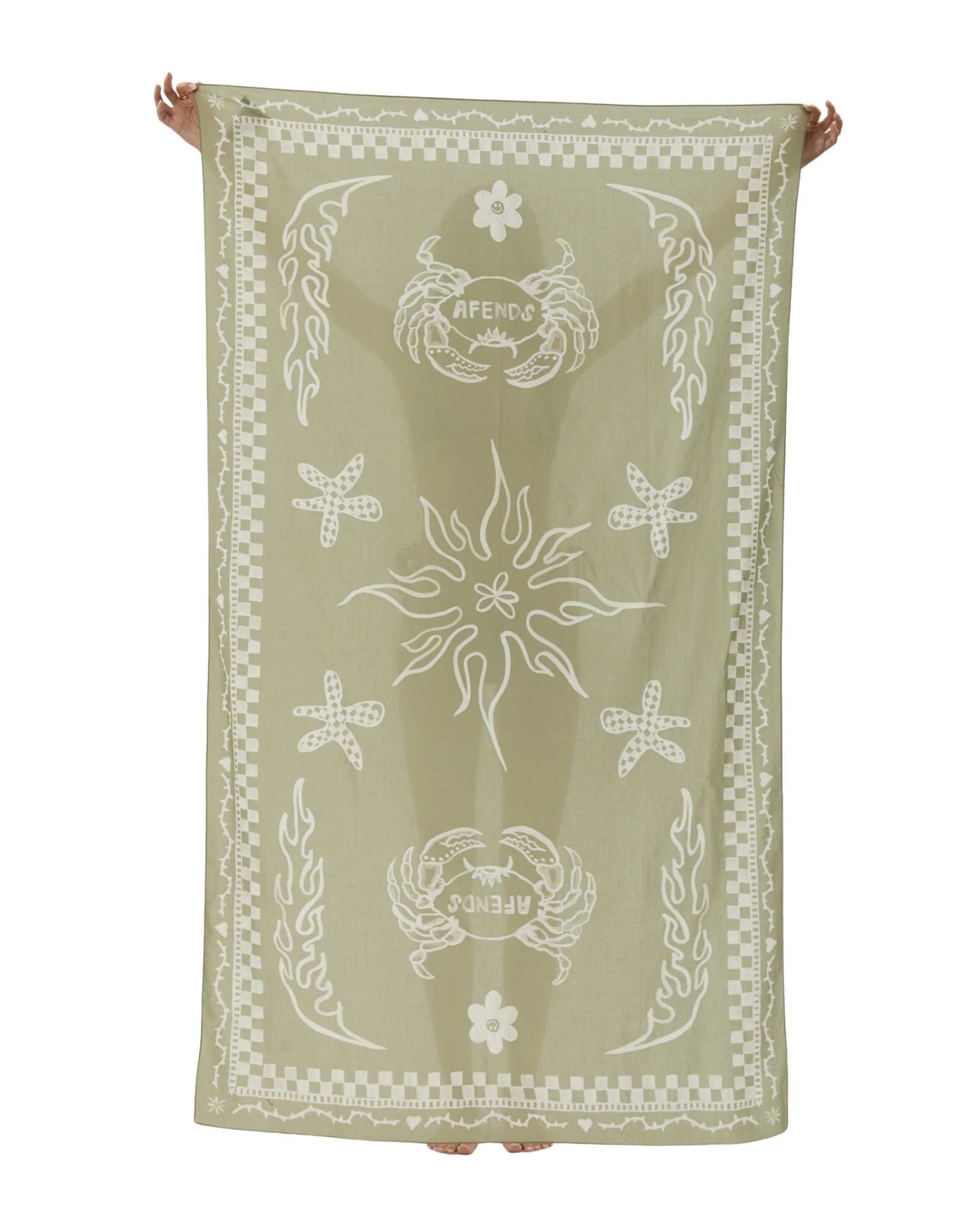 Afends Calda - Organic Sarong - Olive