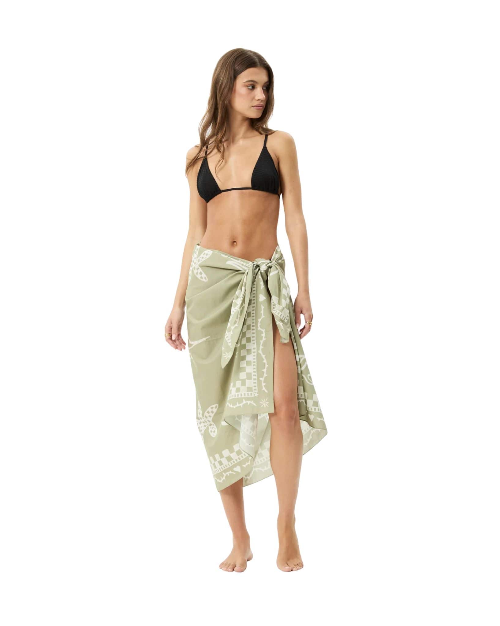 Afends Calda - Organic Sarong - Olive
