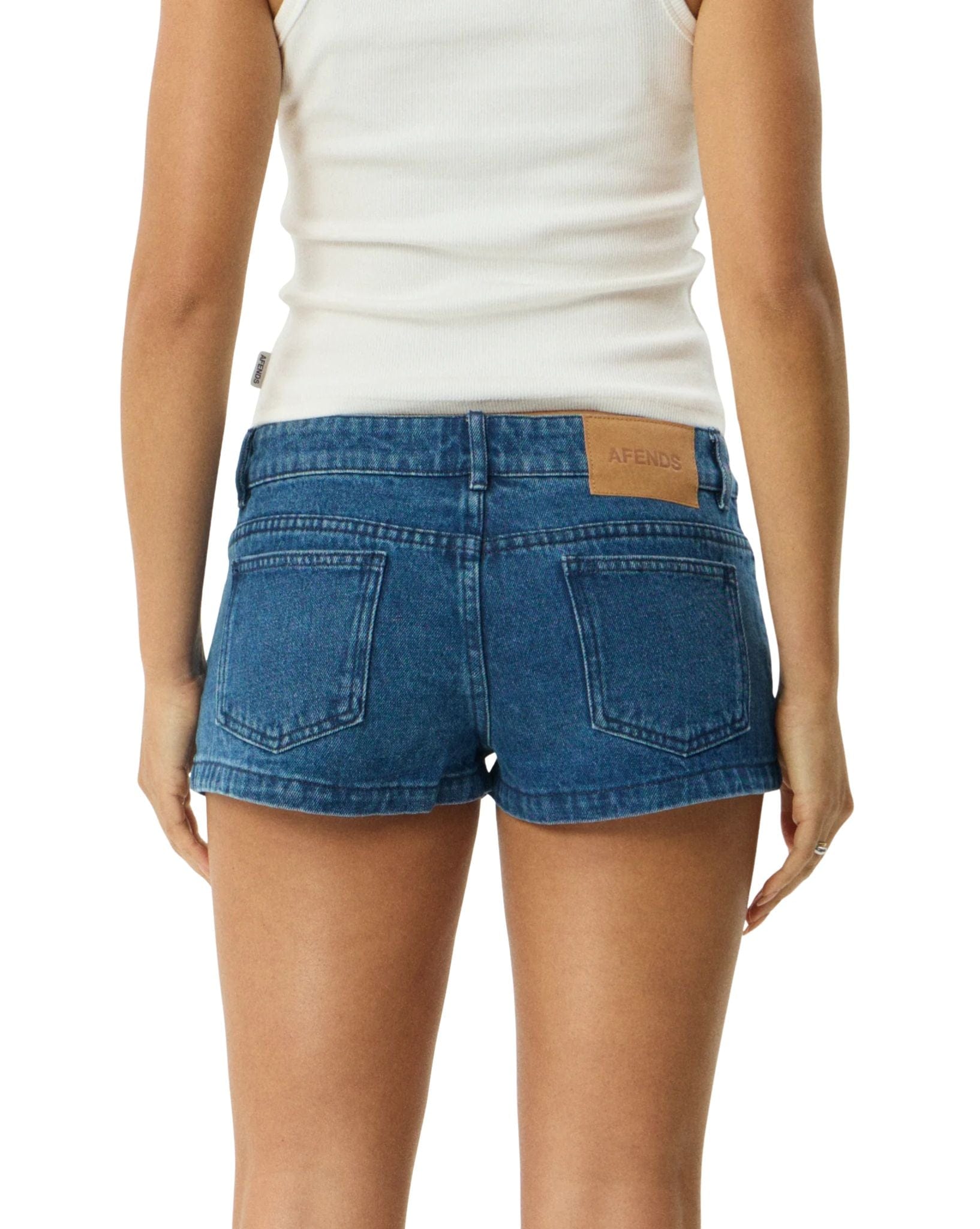 Afends Dallas - Low Rise Denim Shorts