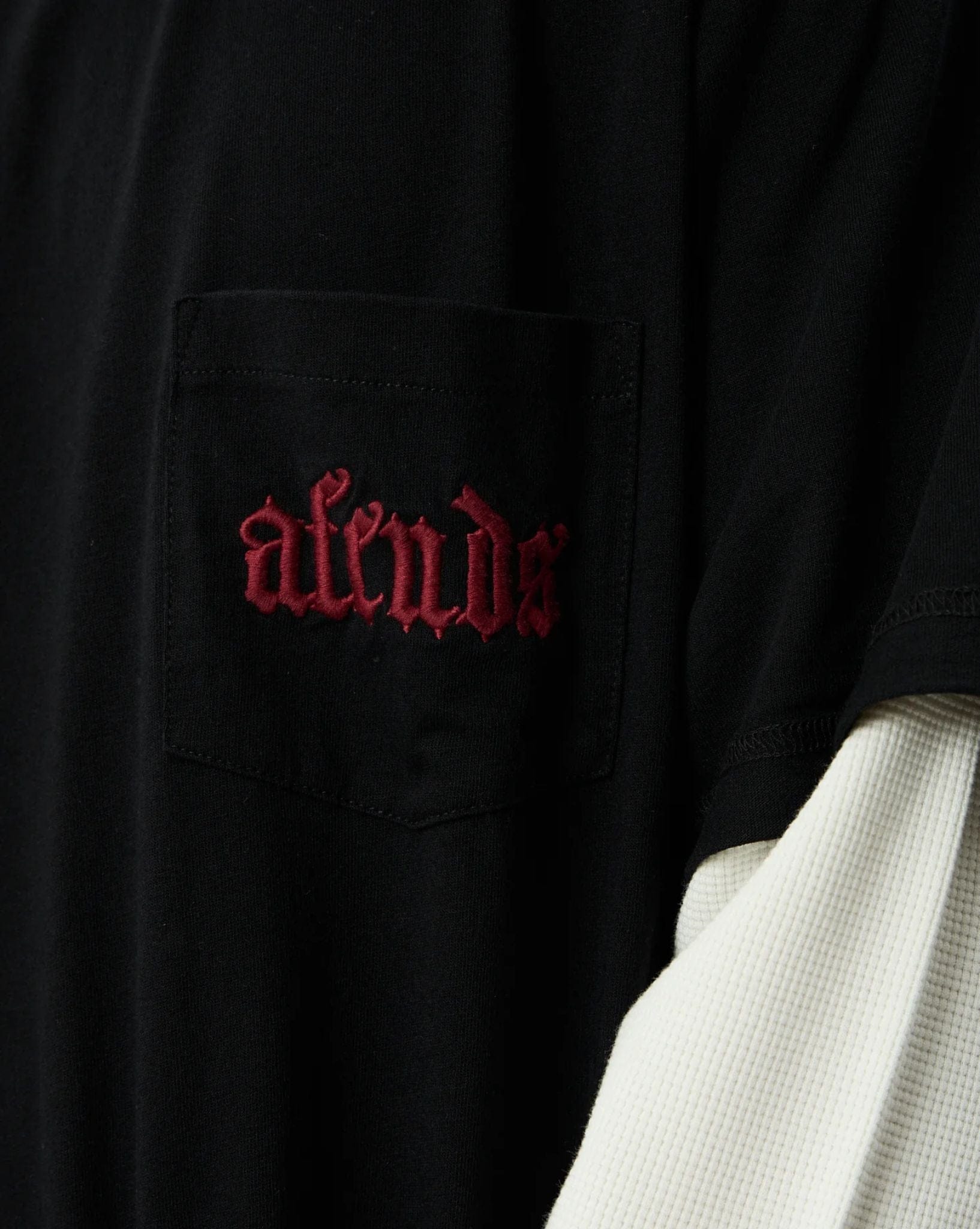 Afends Drop Zone - Recycled Layered Waffle Boxy Tee