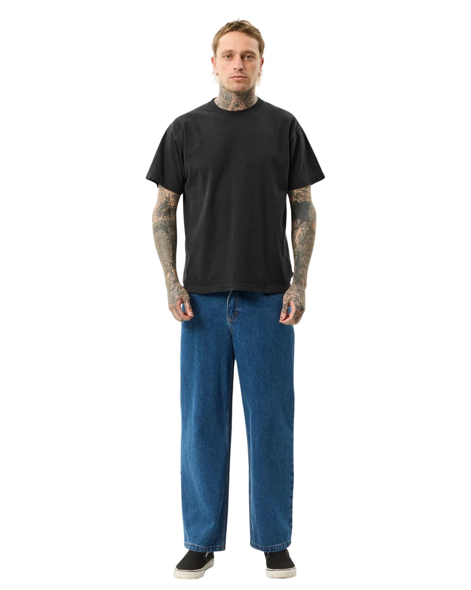 Afends Fast Forward - Denim Ultra Baggy Jeans
