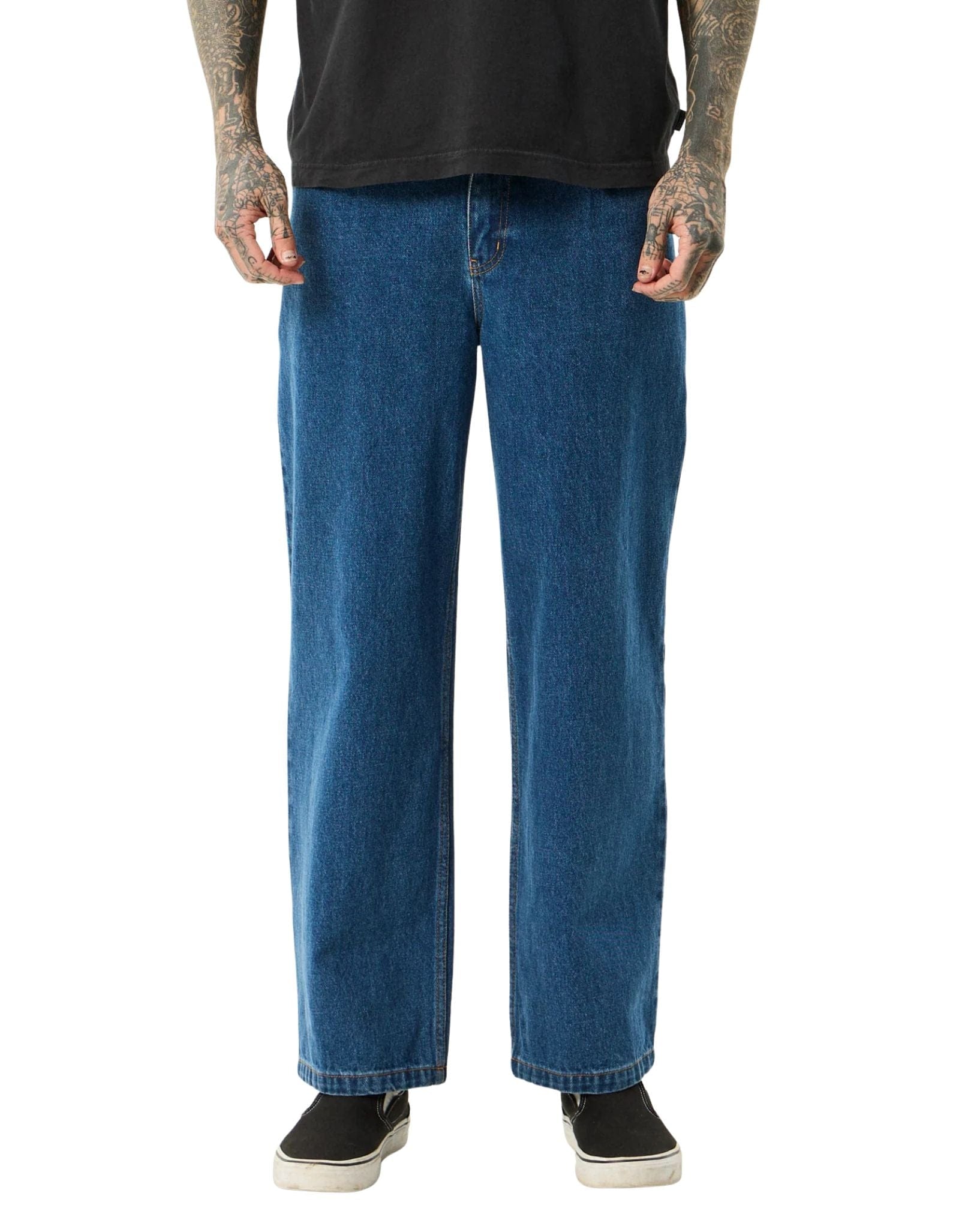 Afends Fast Forward - Denim Ultra Baggy Jeans