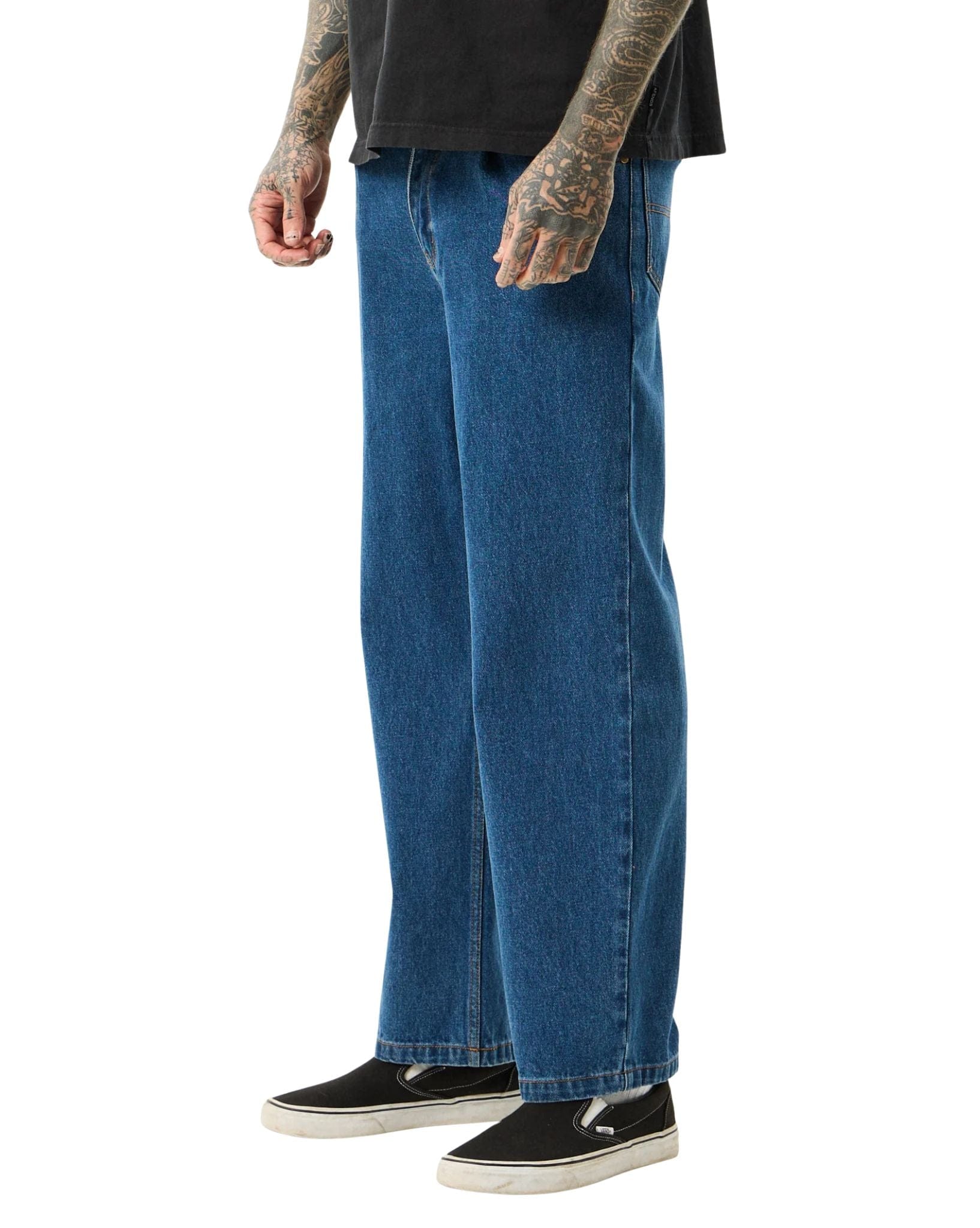 Afends Fast Forward - Denim Ultra Baggy Jeans