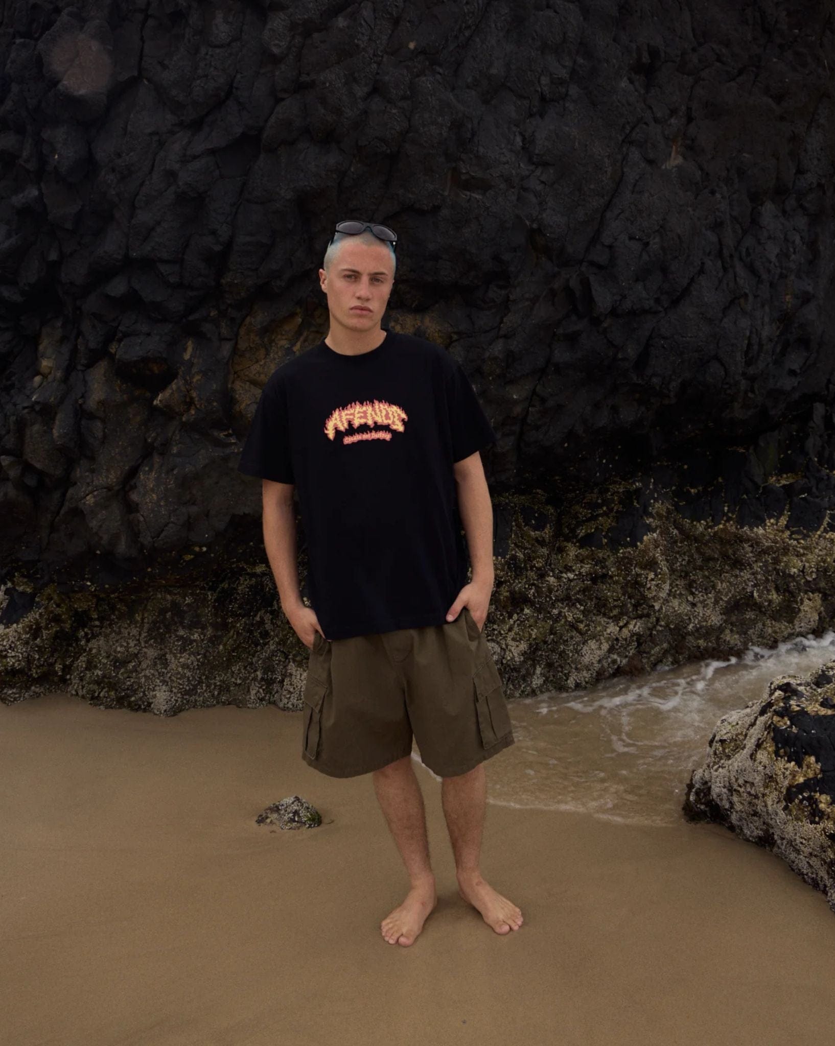 Afends Flame On - Recycled Boxy Fit Tee