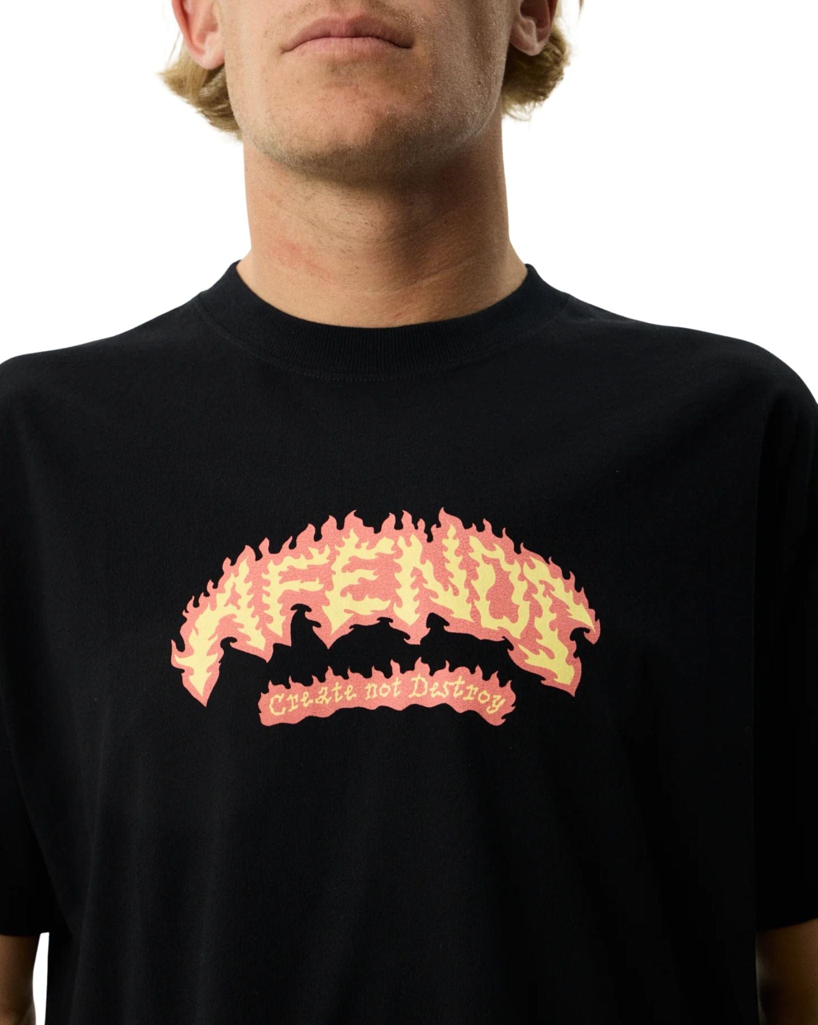 Afends Flame On - Recycled Boxy Fit Tee