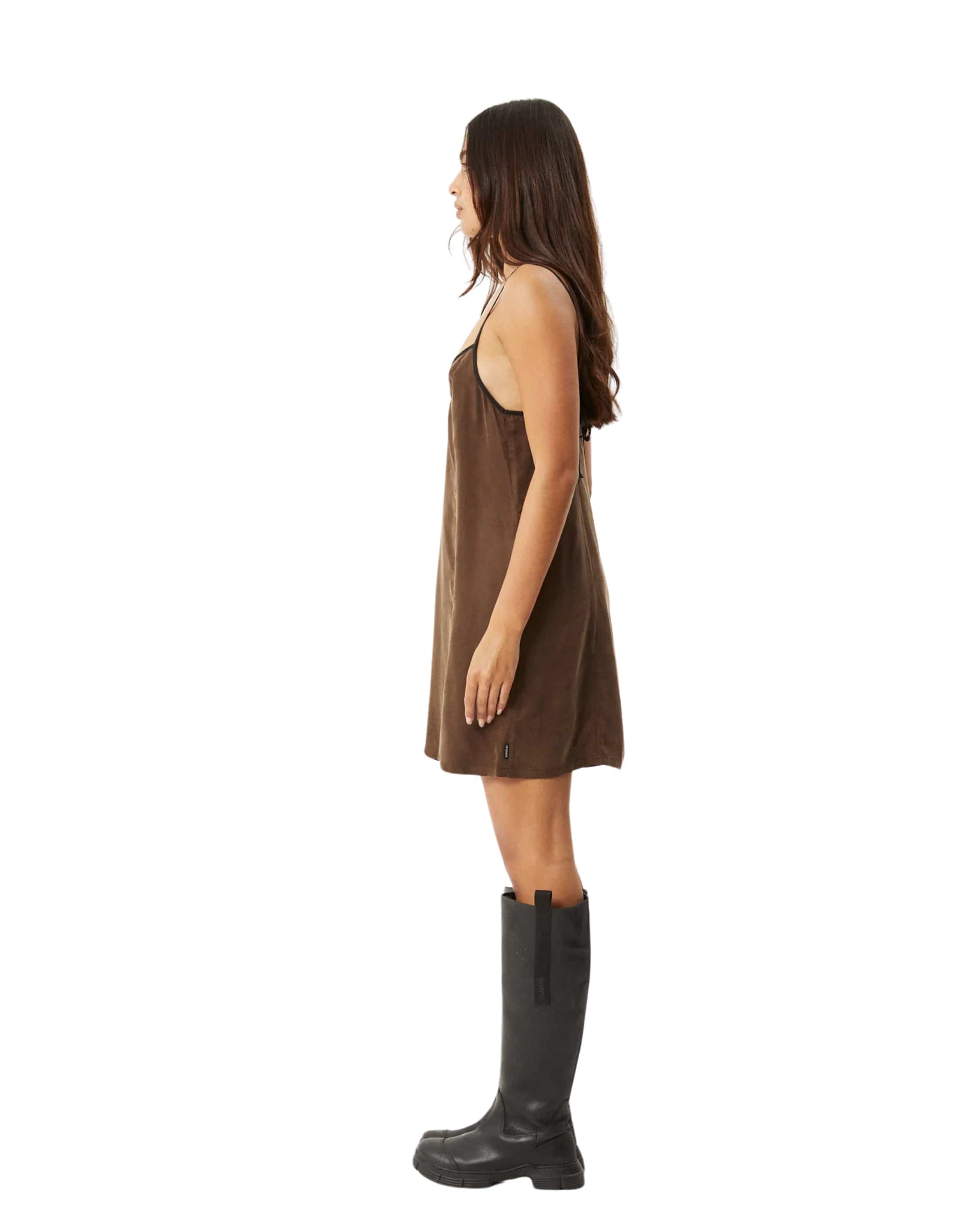 Afends Giselle Cupro Recycled Mini Dress