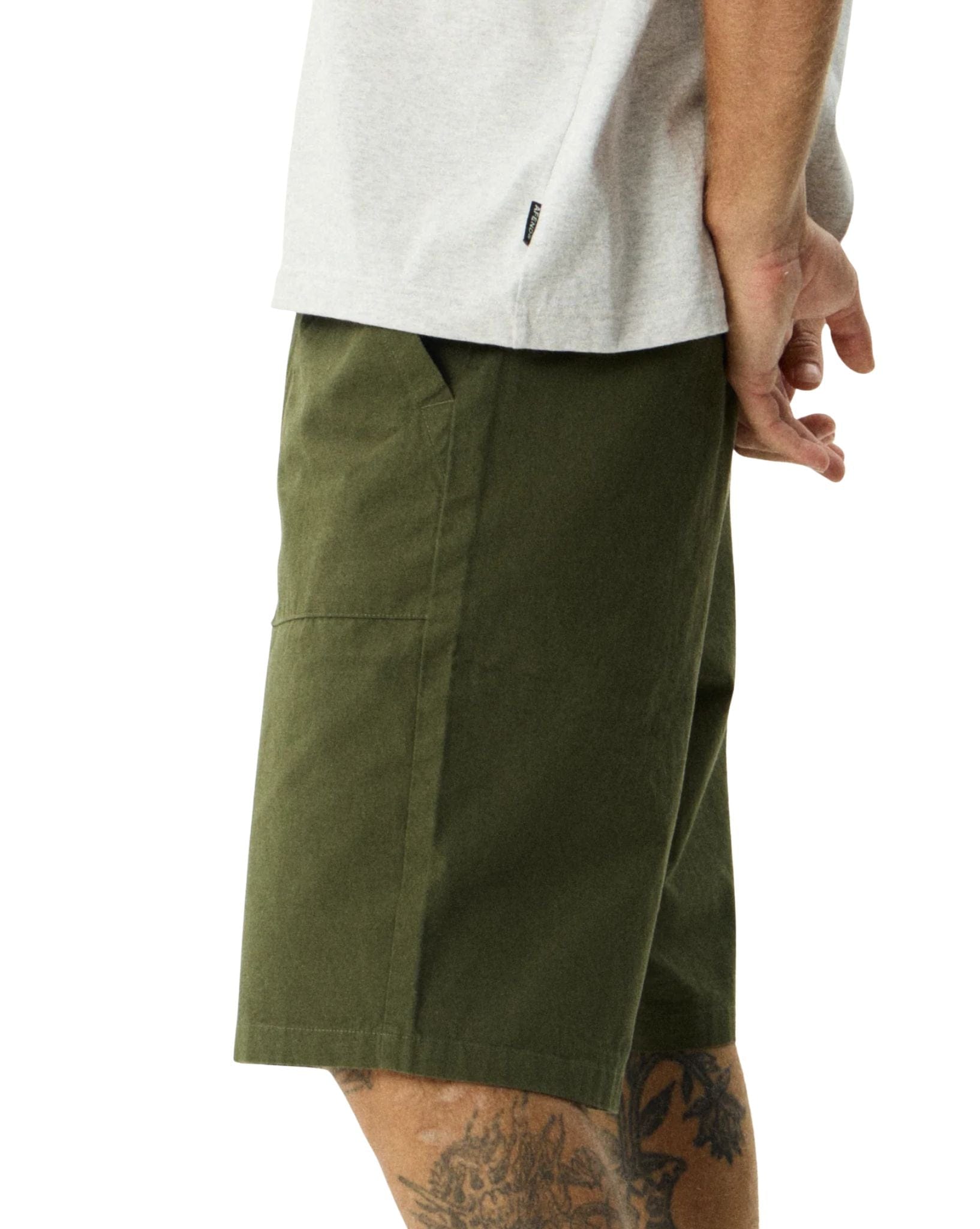 Afends Glider - Recycled Pleated Short 22 Inch