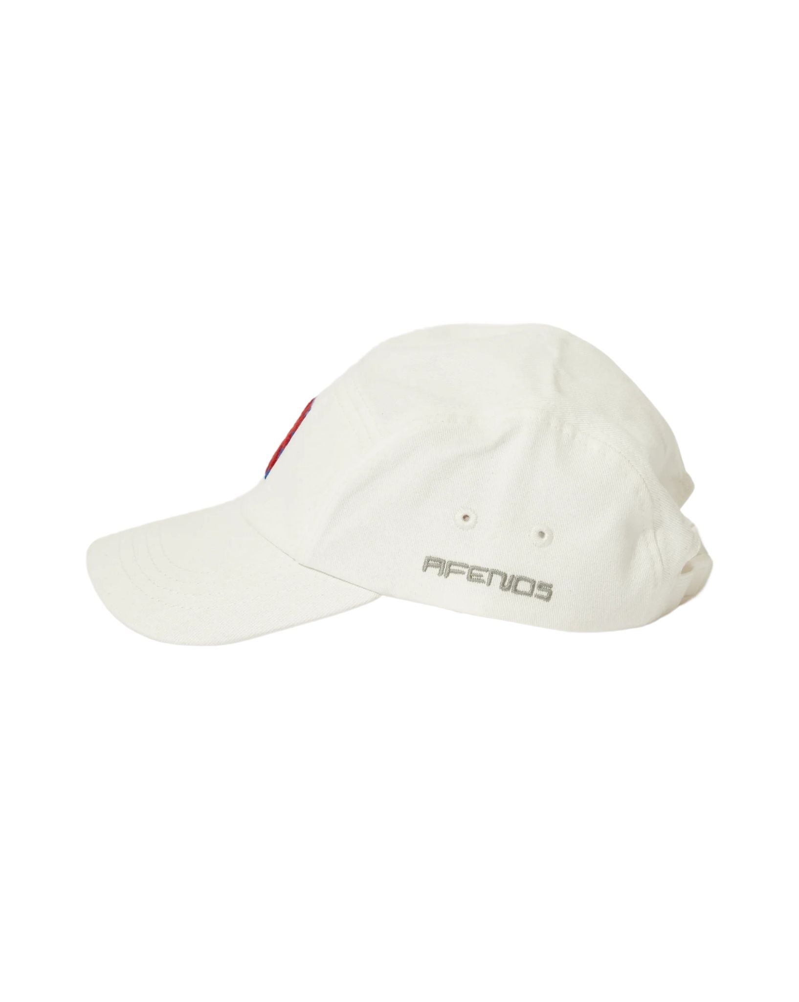 Afends Holiday Organic Five Panel Cap - White