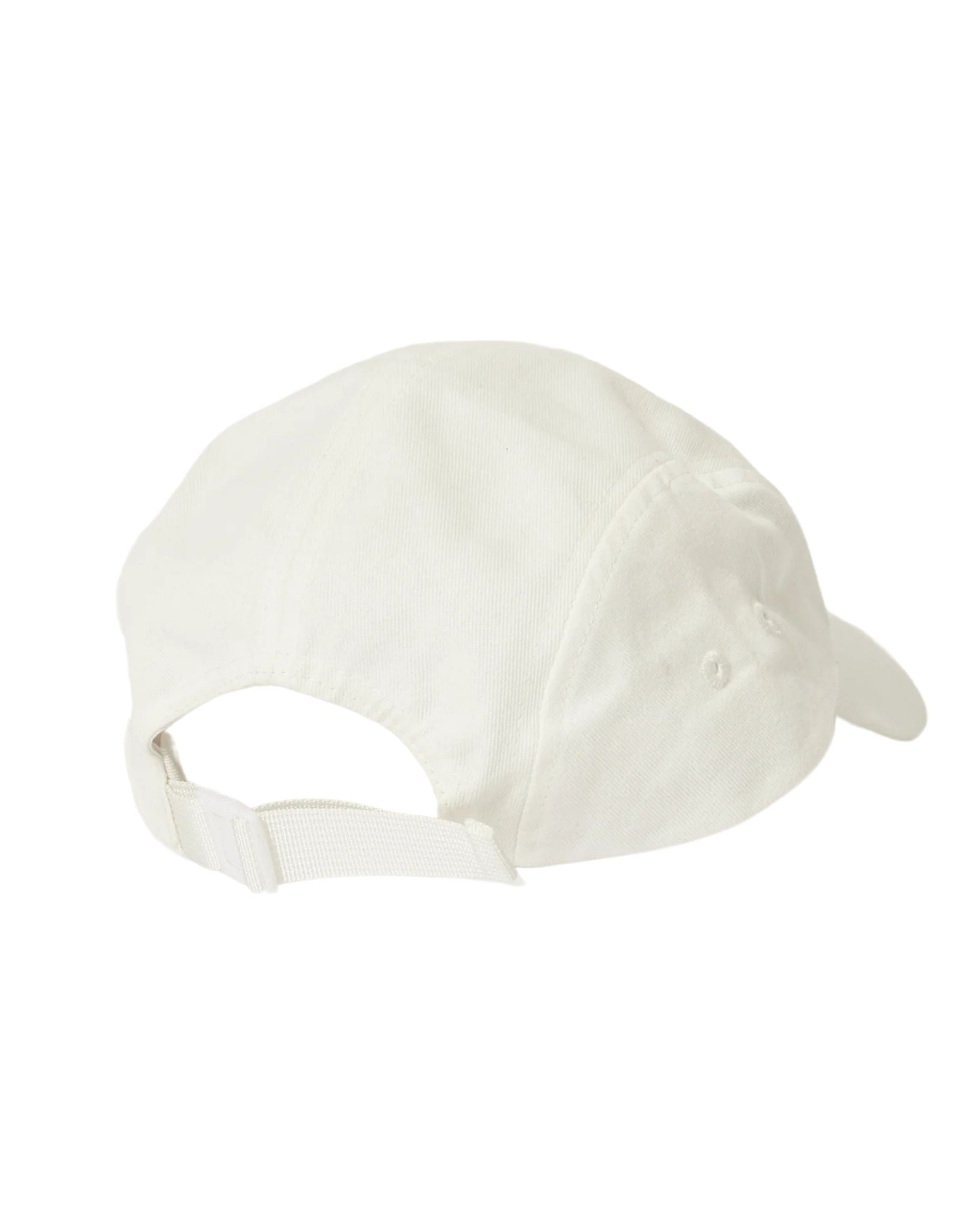 Afends Holiday Organic Five Panel Cap - White