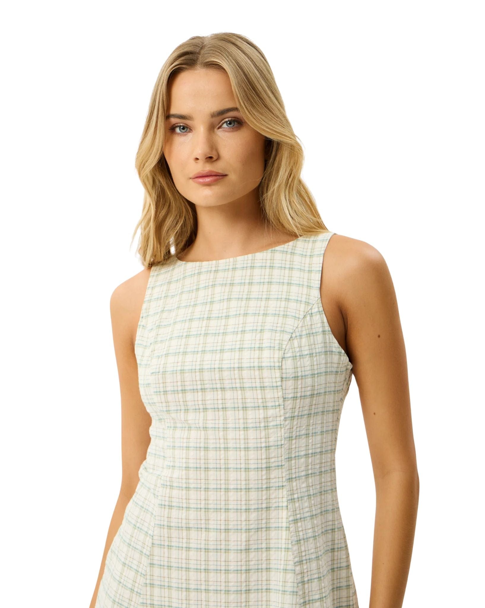 Afends Legacy - Organic Seersucker Mini Dress