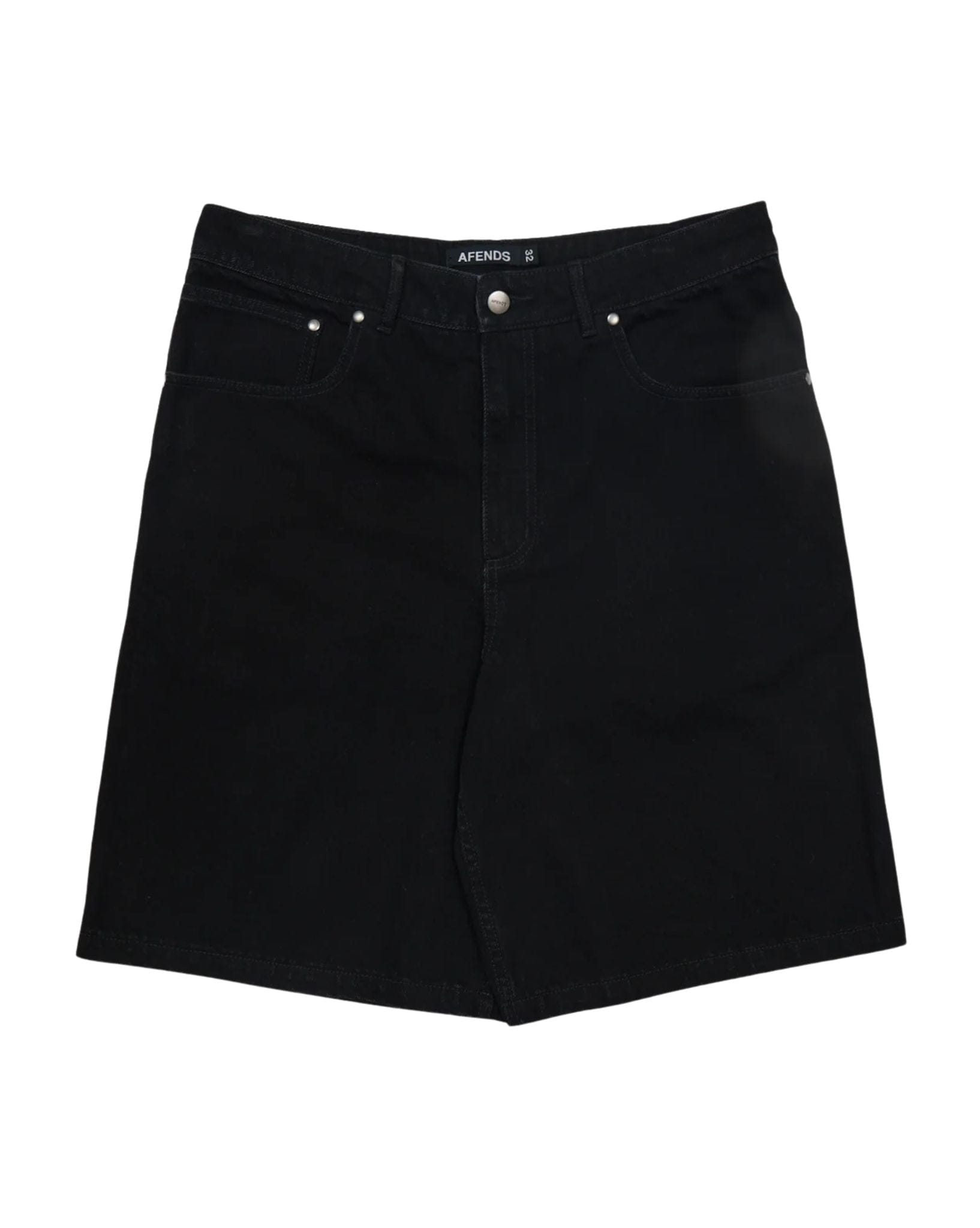 Afends Lil C - Denim Baggy Short 22"