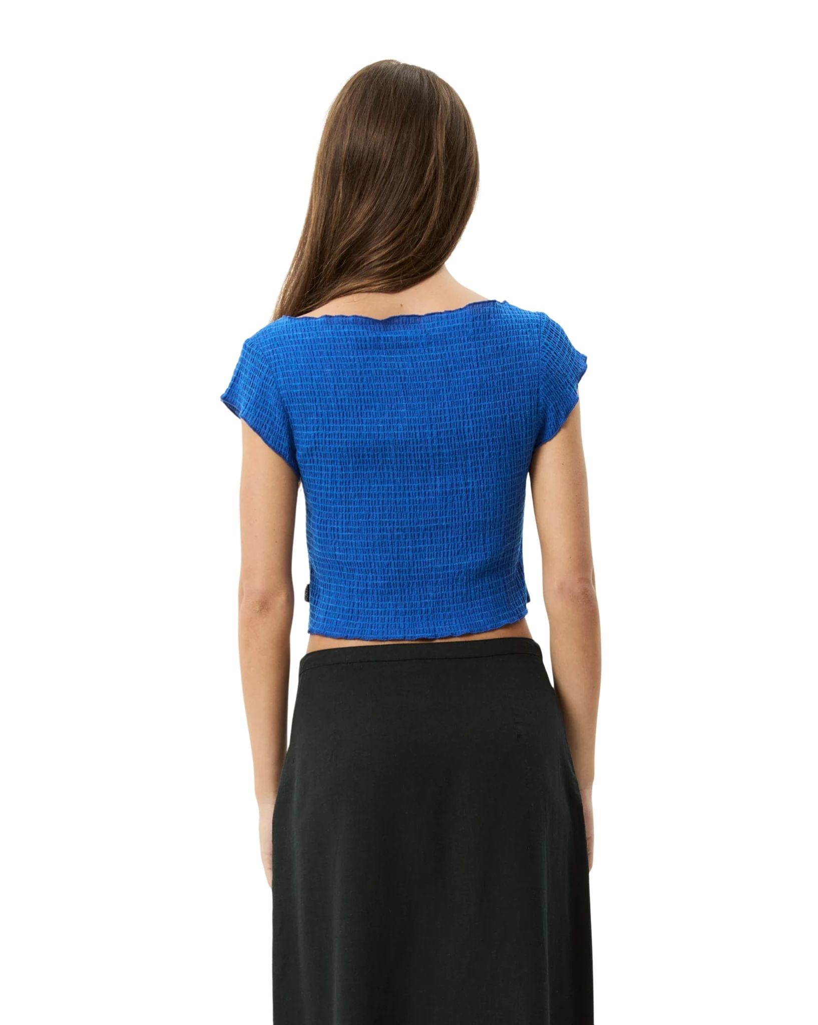 Afends Marina - Hemp Seersucker Top