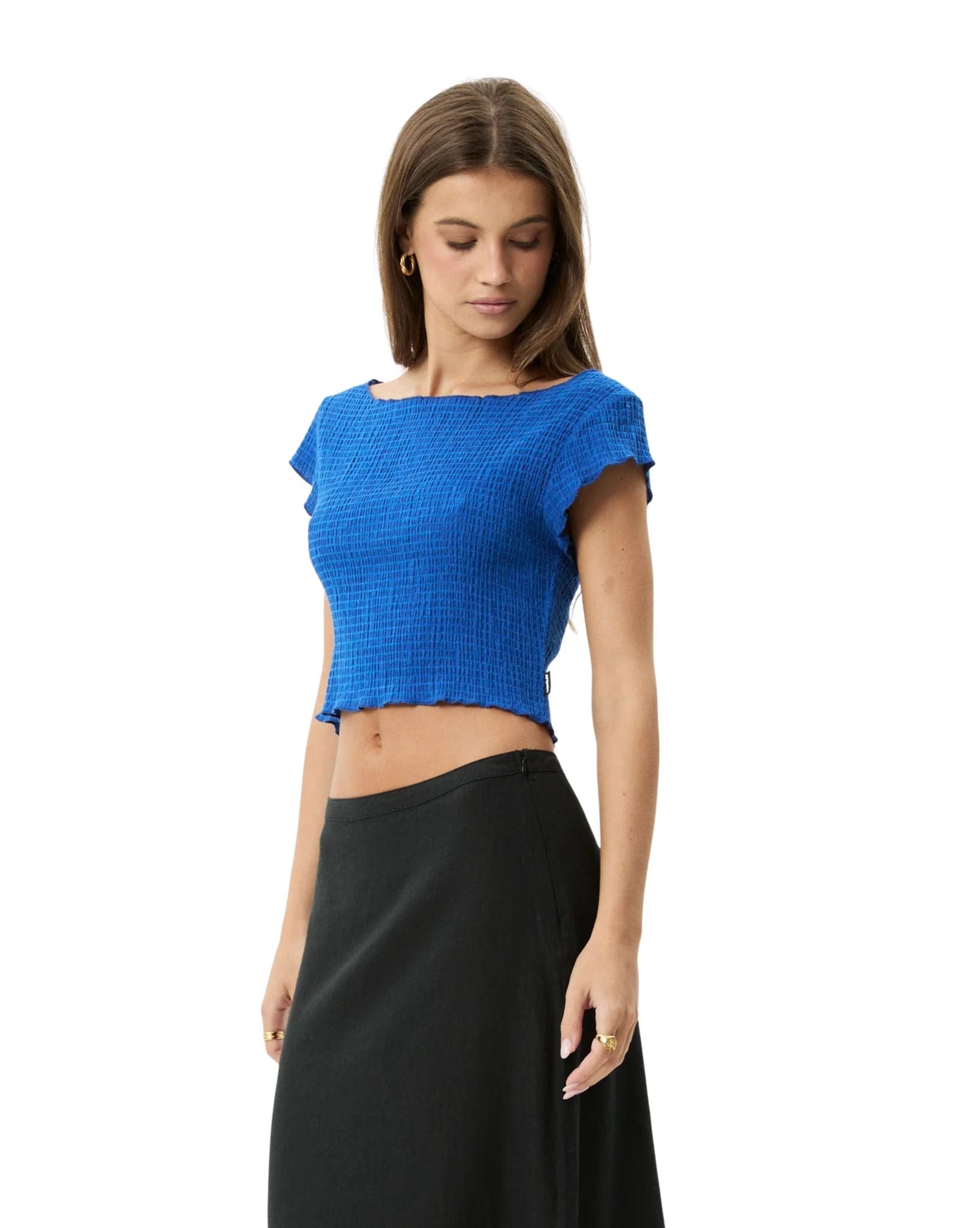 Afends Marina - Hemp Seersucker Top