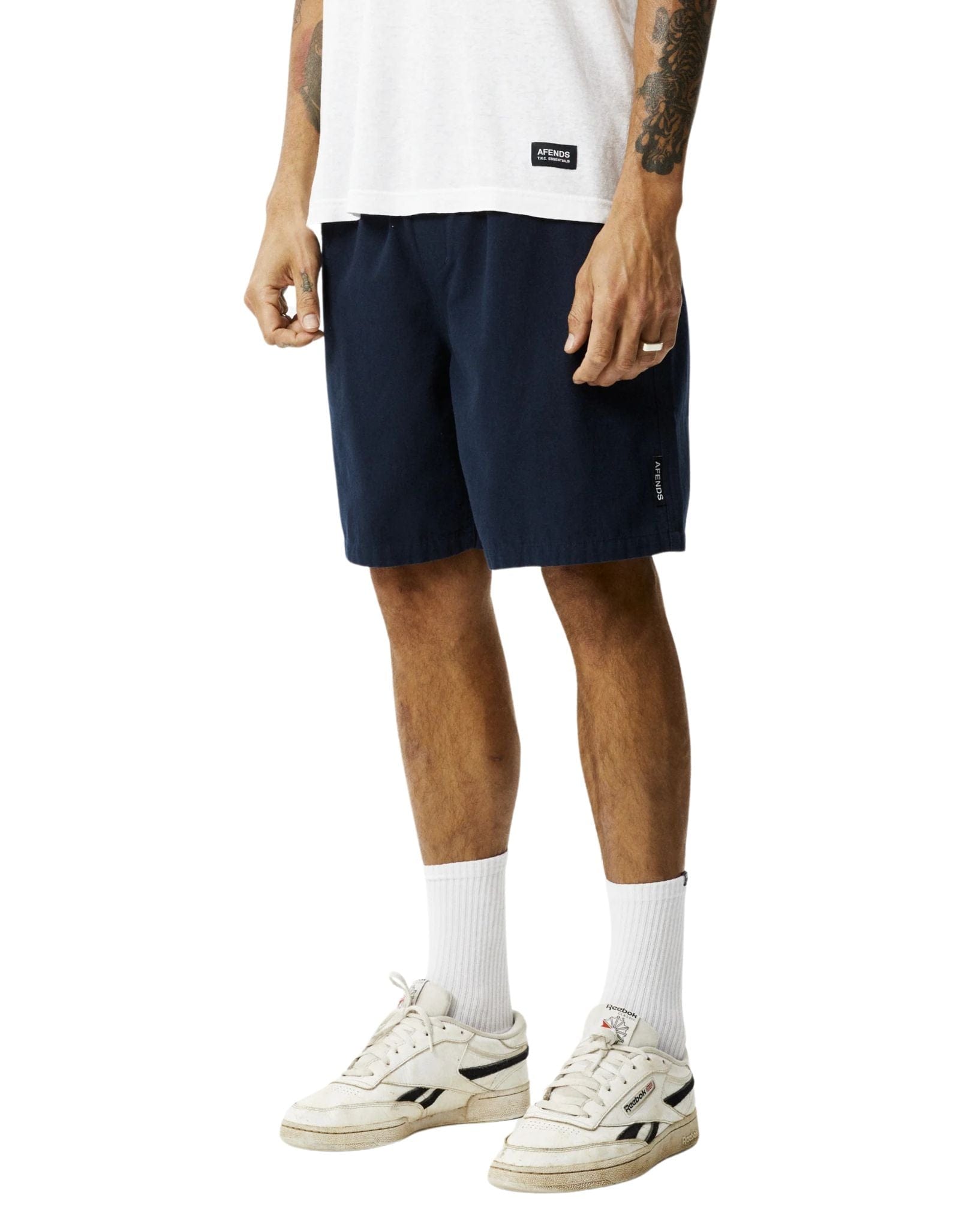 Afends Mens Ninety Eights Recycled Oversized Short