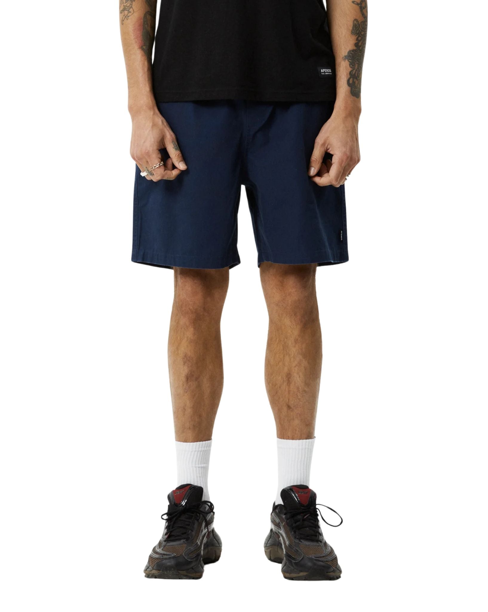 Afends Mens Ninety Eights Recycled Oversized Short