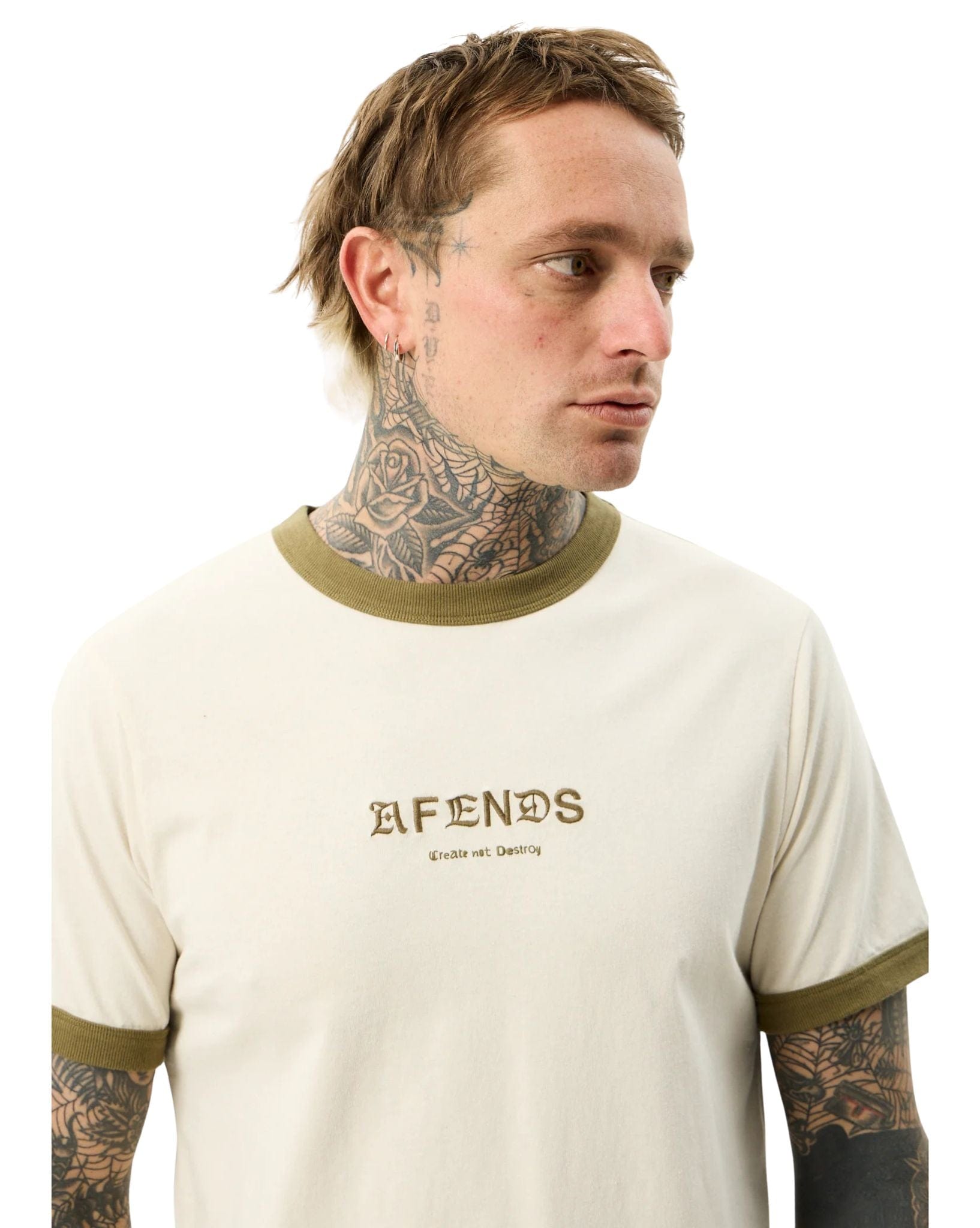 Afends Mix Up - Recycled Ringer Tee