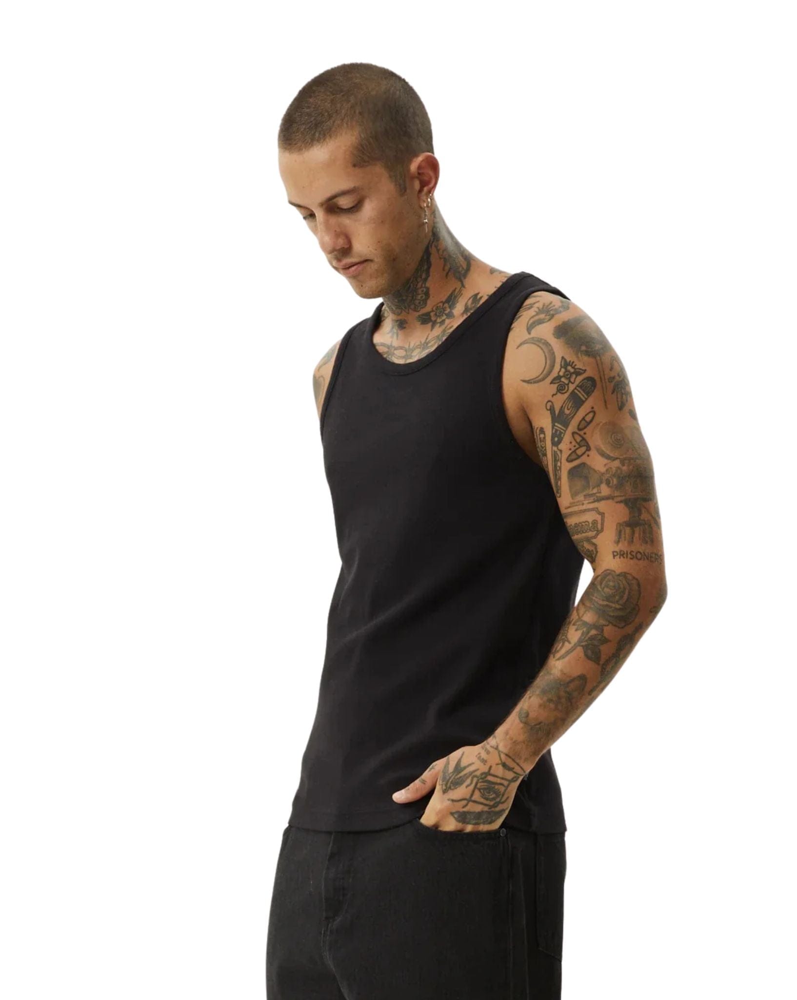 Afends Paramount Ribbed Singlet
