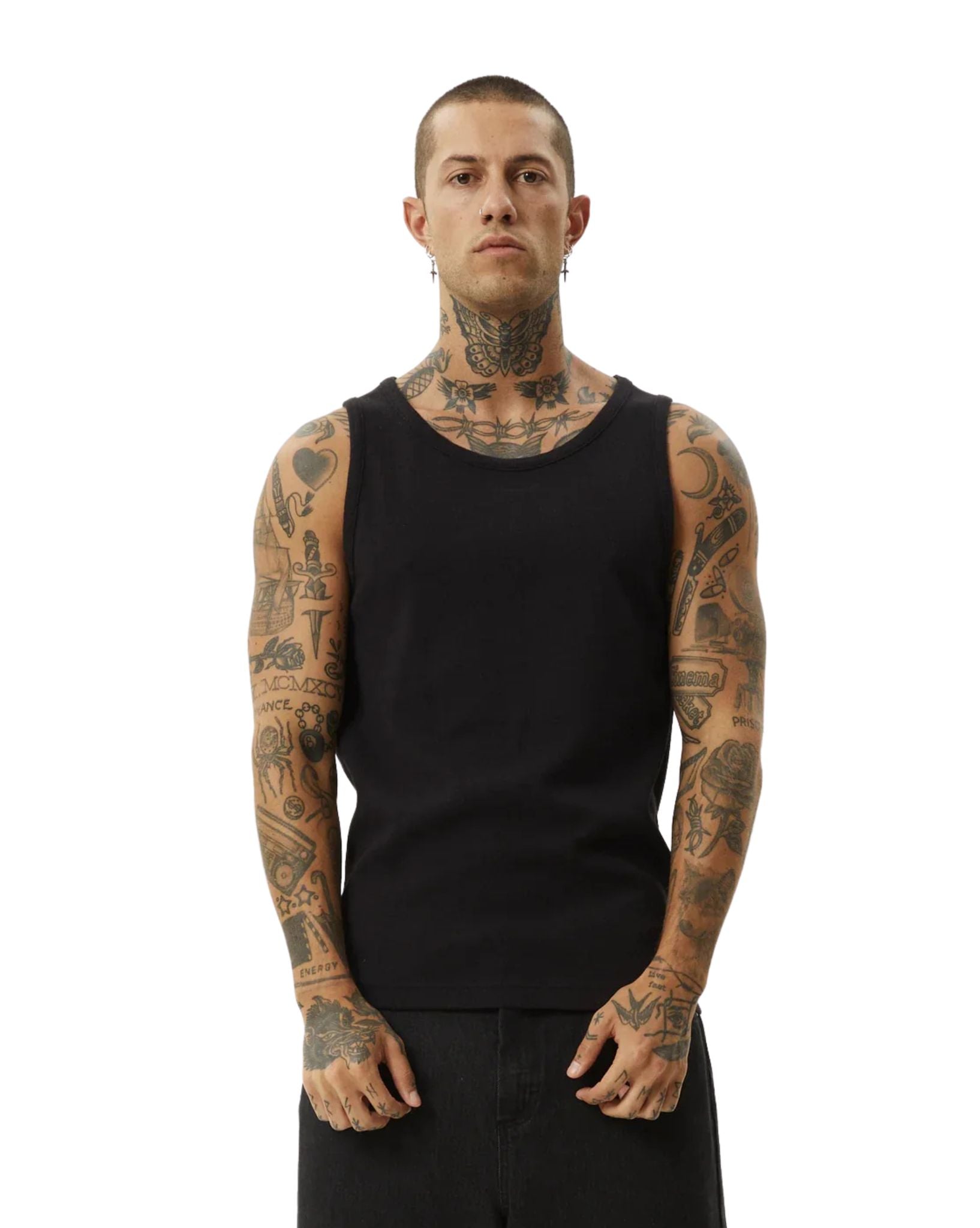 Afends Paramount Ribbed Singlet