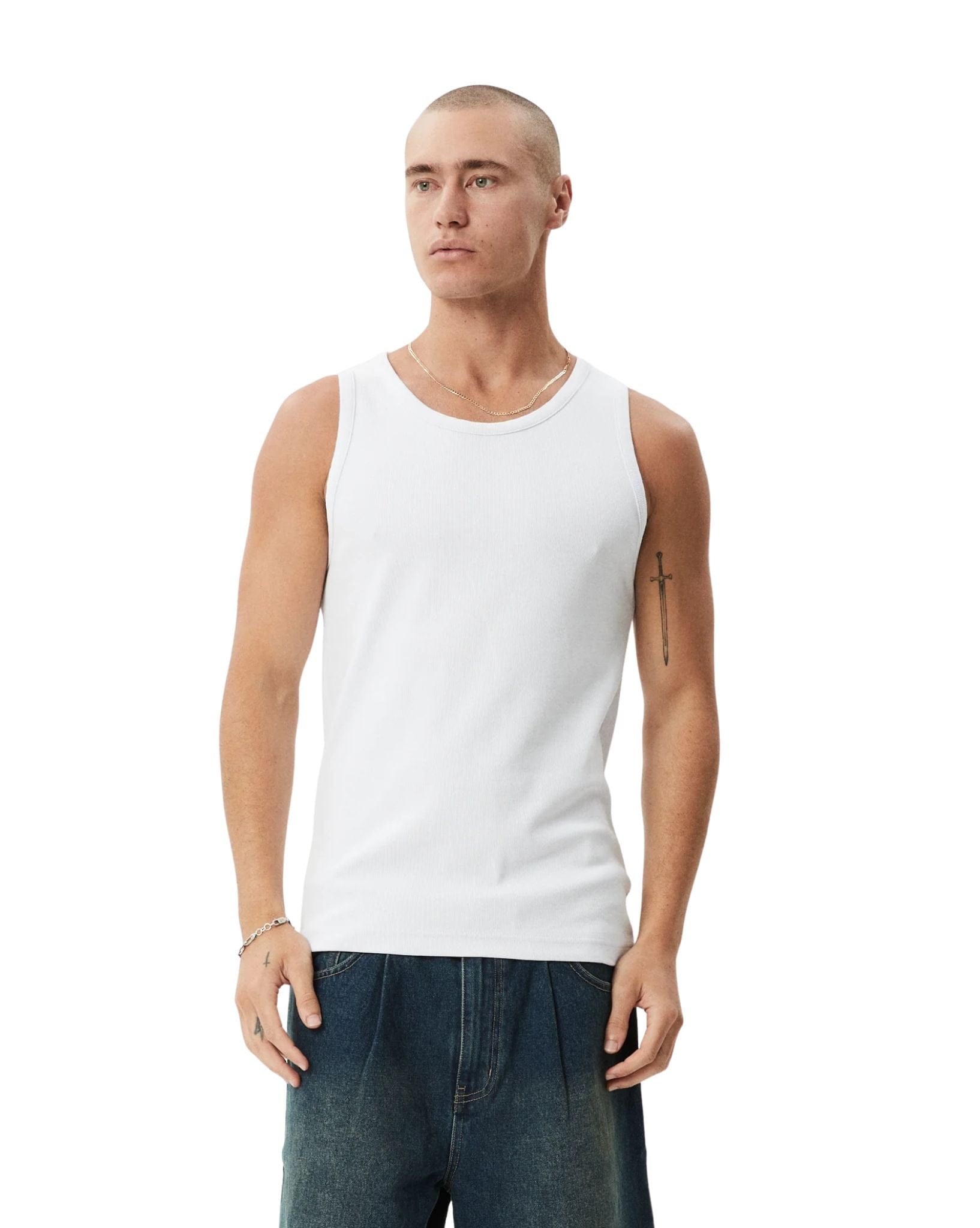 Afends Paramount Ribbed Singlet