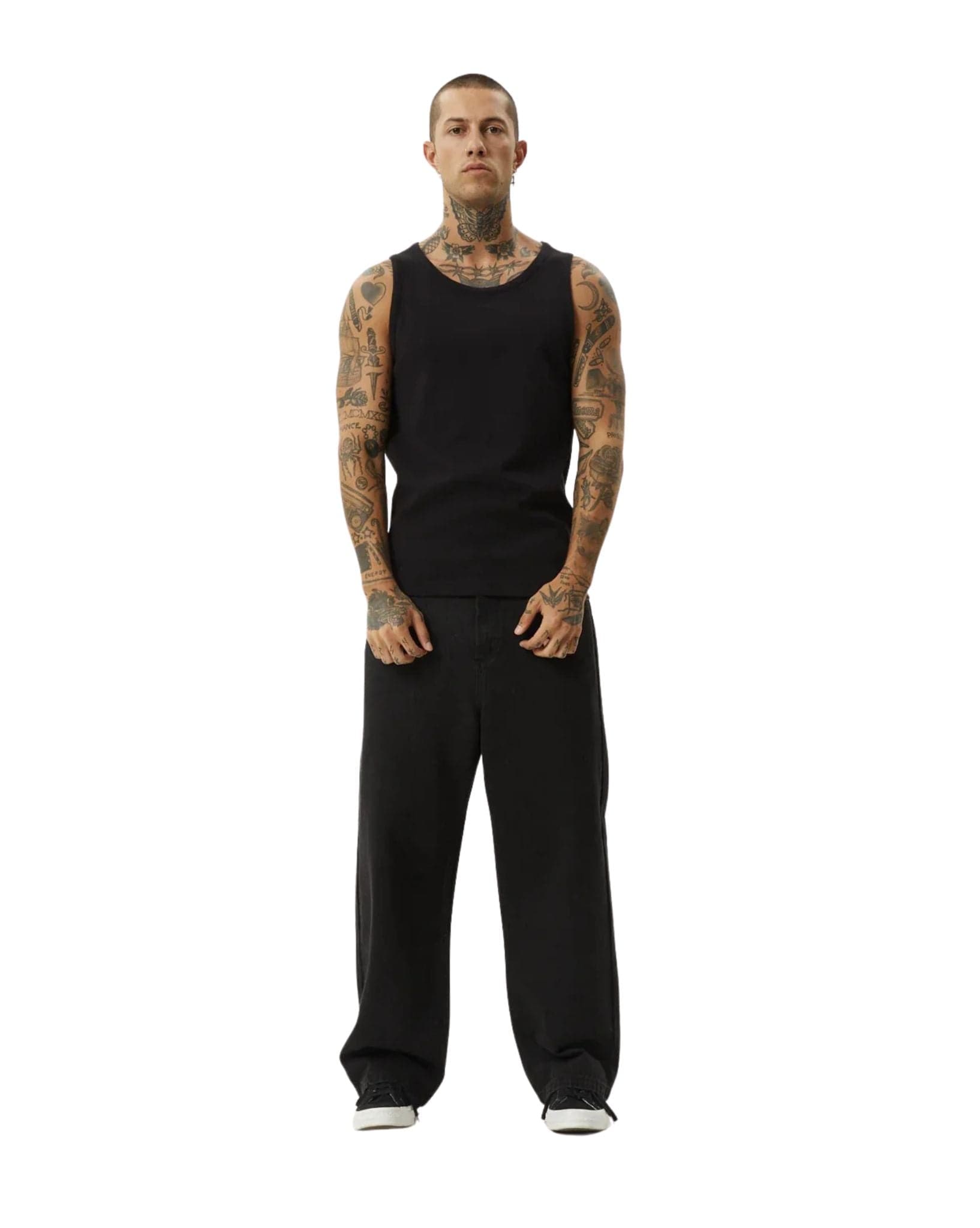 Afends Paramount Ribbed Singlet