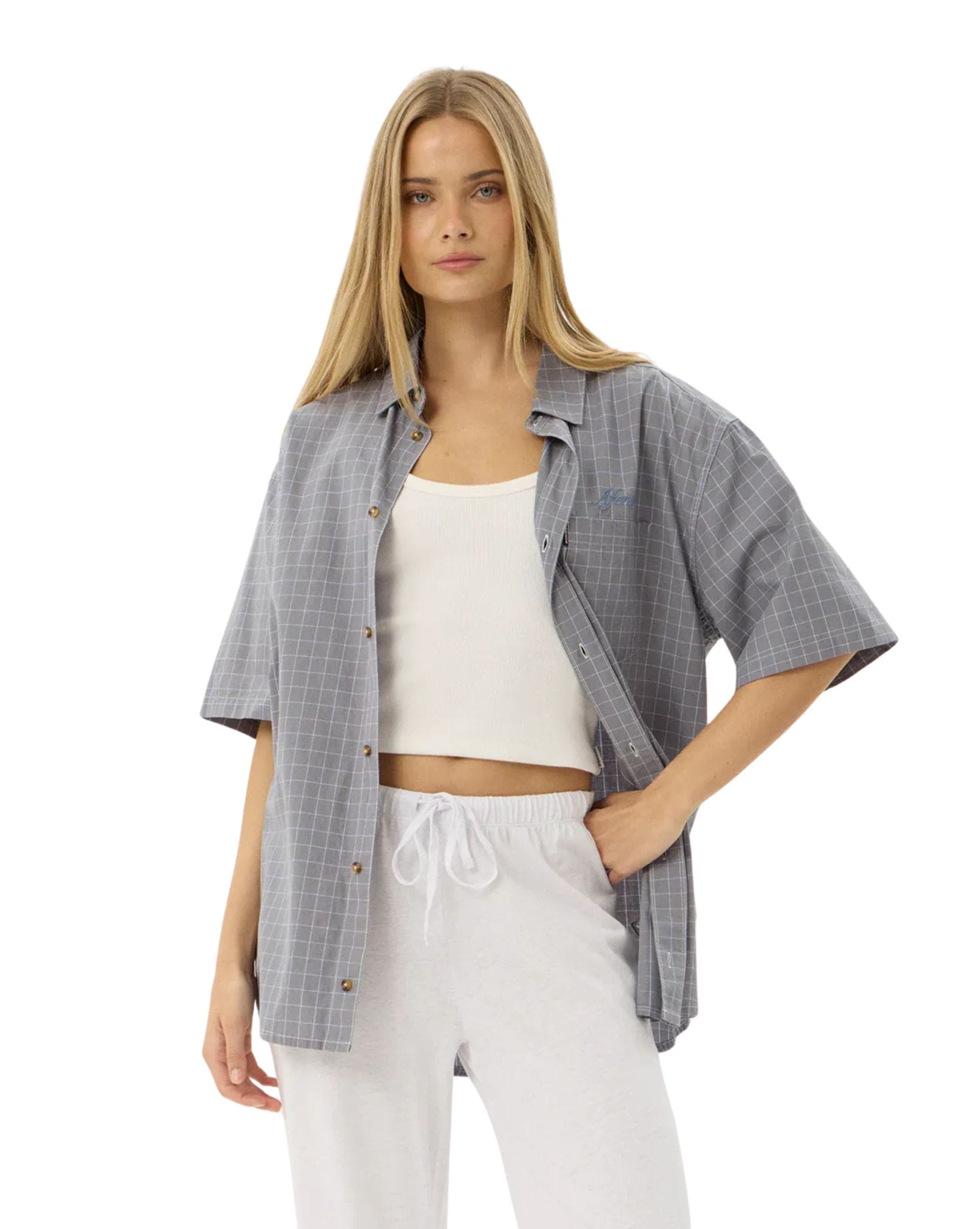 Afends Proposal - Organic Short Sleeve Shirt Check