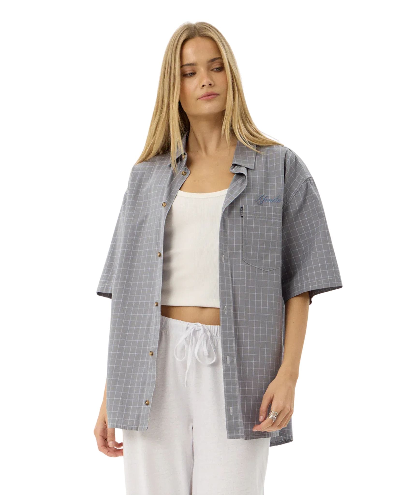 Afends Proposal - Organic Short Sleeve Shirt Check