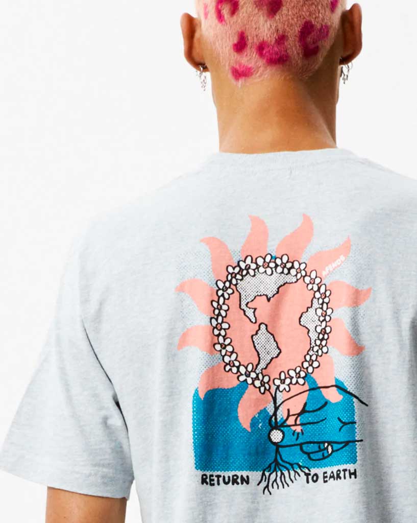 Afends Return To Earth - Recycled Retro Graphic T-Shirt