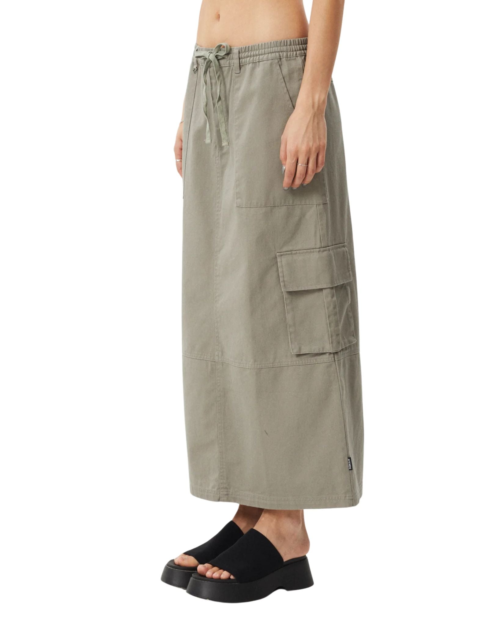 Afends Tasman - Organic Cargo Maxi Skirt