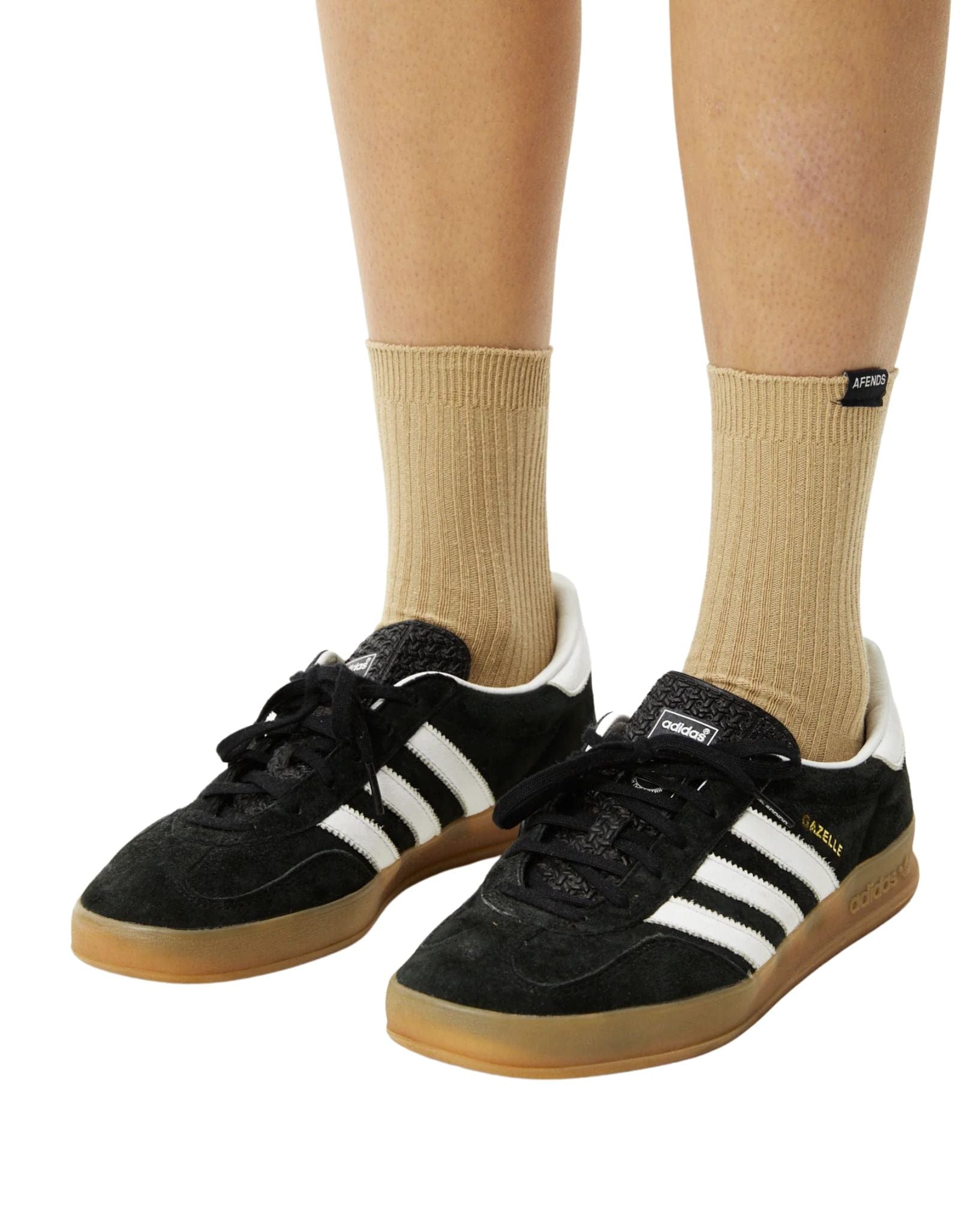Afends The Essential - Hemp Ribbed Crew Socks