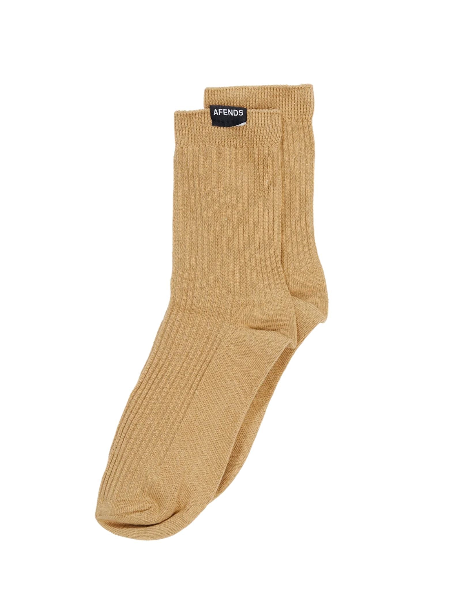 Afends The Essential - Hemp Ribbed Crew Socks