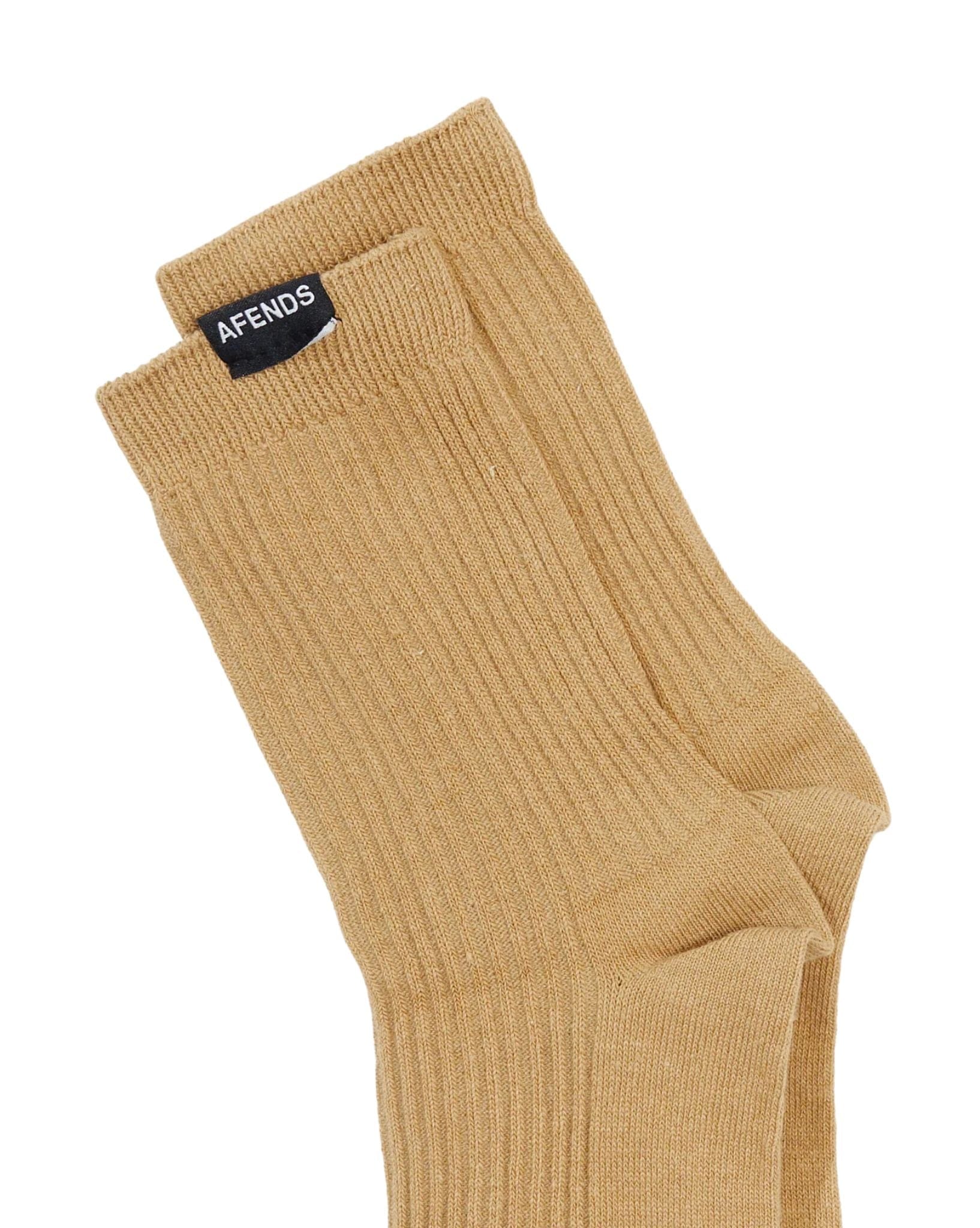 Afends The Essential - Hemp Ribbed Crew Socks