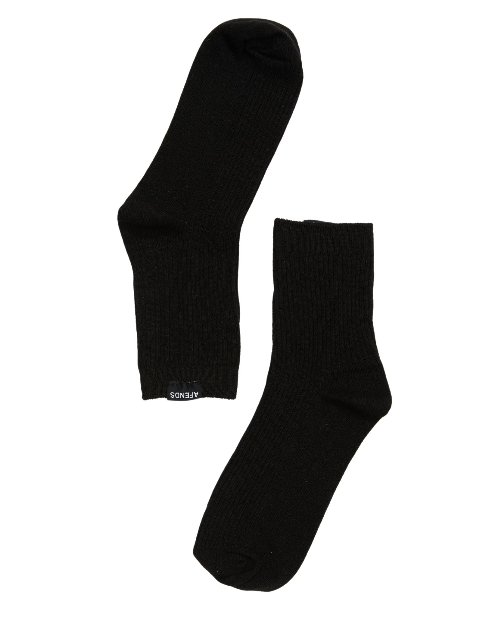 Afends The Essential - Hemp Ribbed Crew Socks