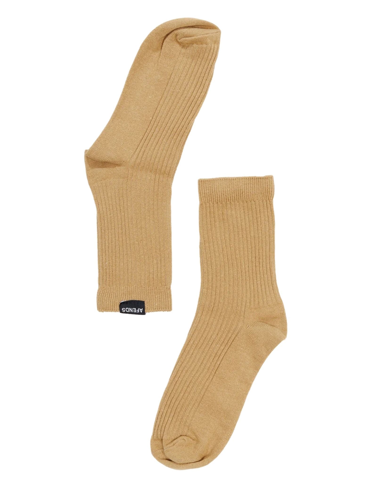 Afends The Essential - Hemp Ribbed Crew Socks
