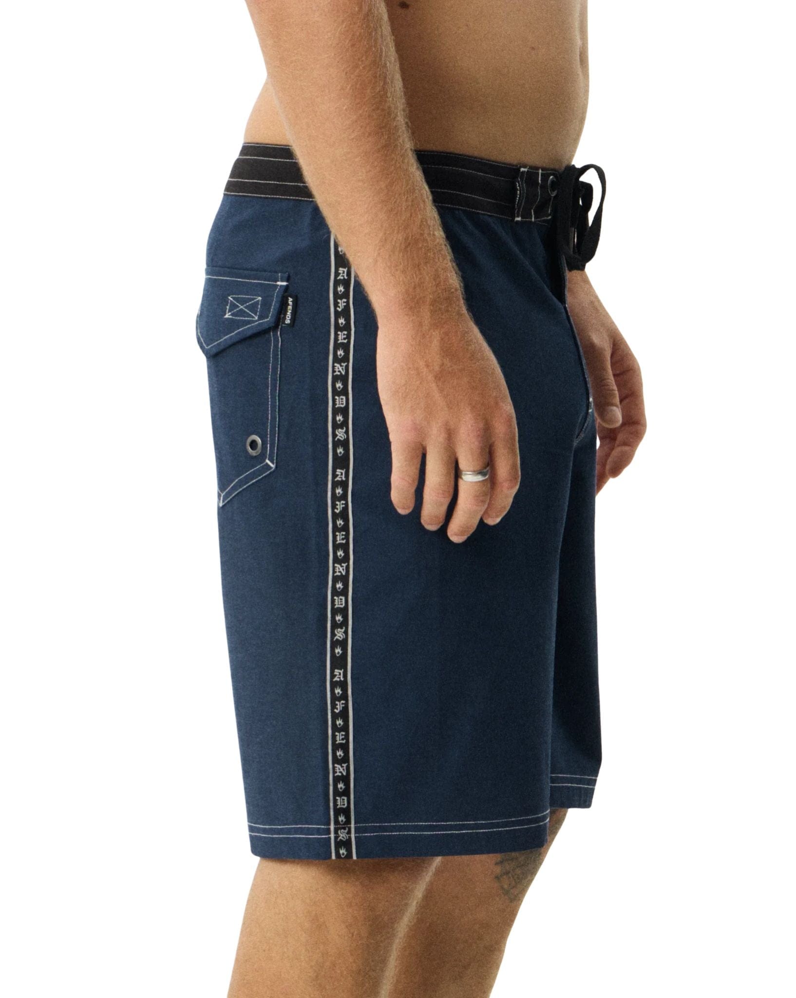 Afends The Wreck - Hemp Fixed Waist Boardshort 20 Inch