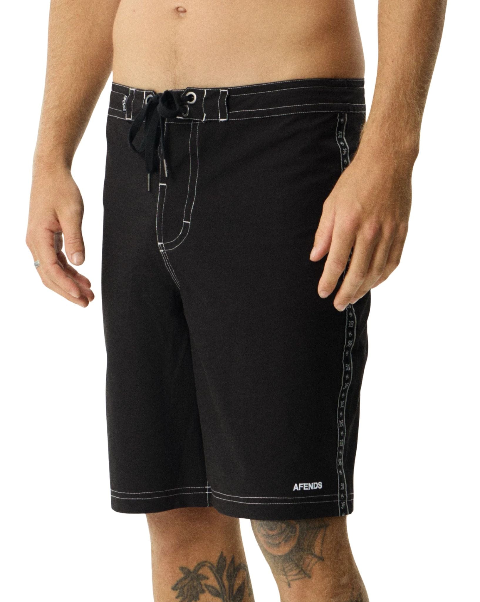 Afends The Wreck - Hemp Fixed Waist Boardshort 20 Inch