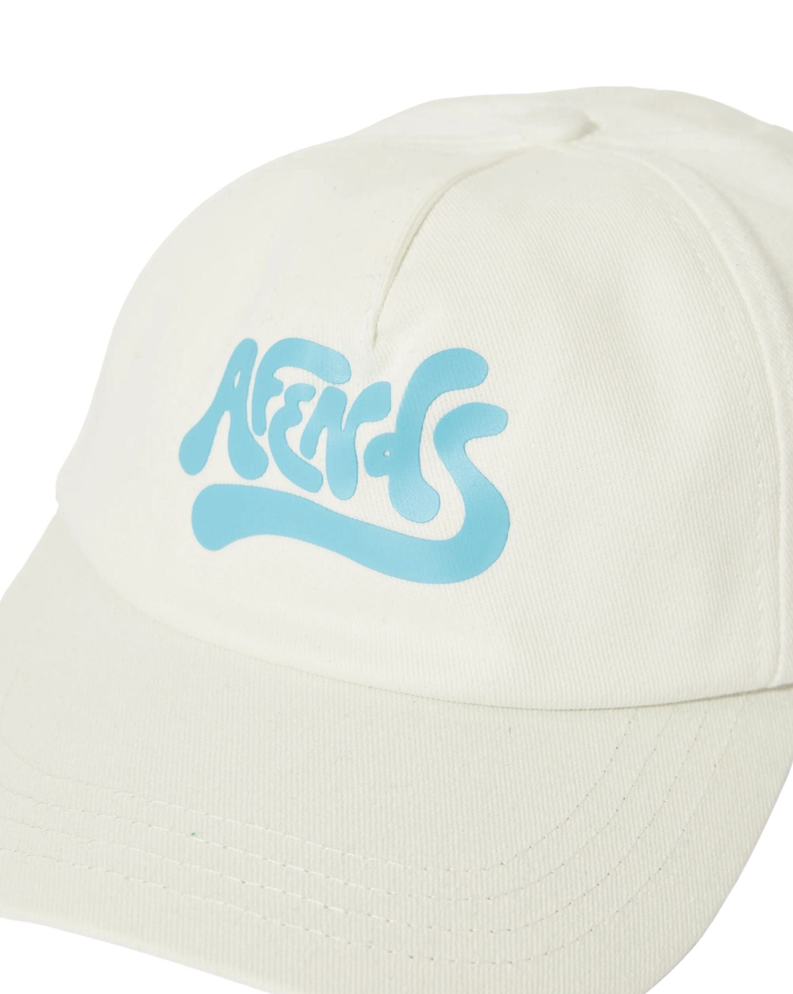 Afends Toosie Organic 6 Panel Cap - White