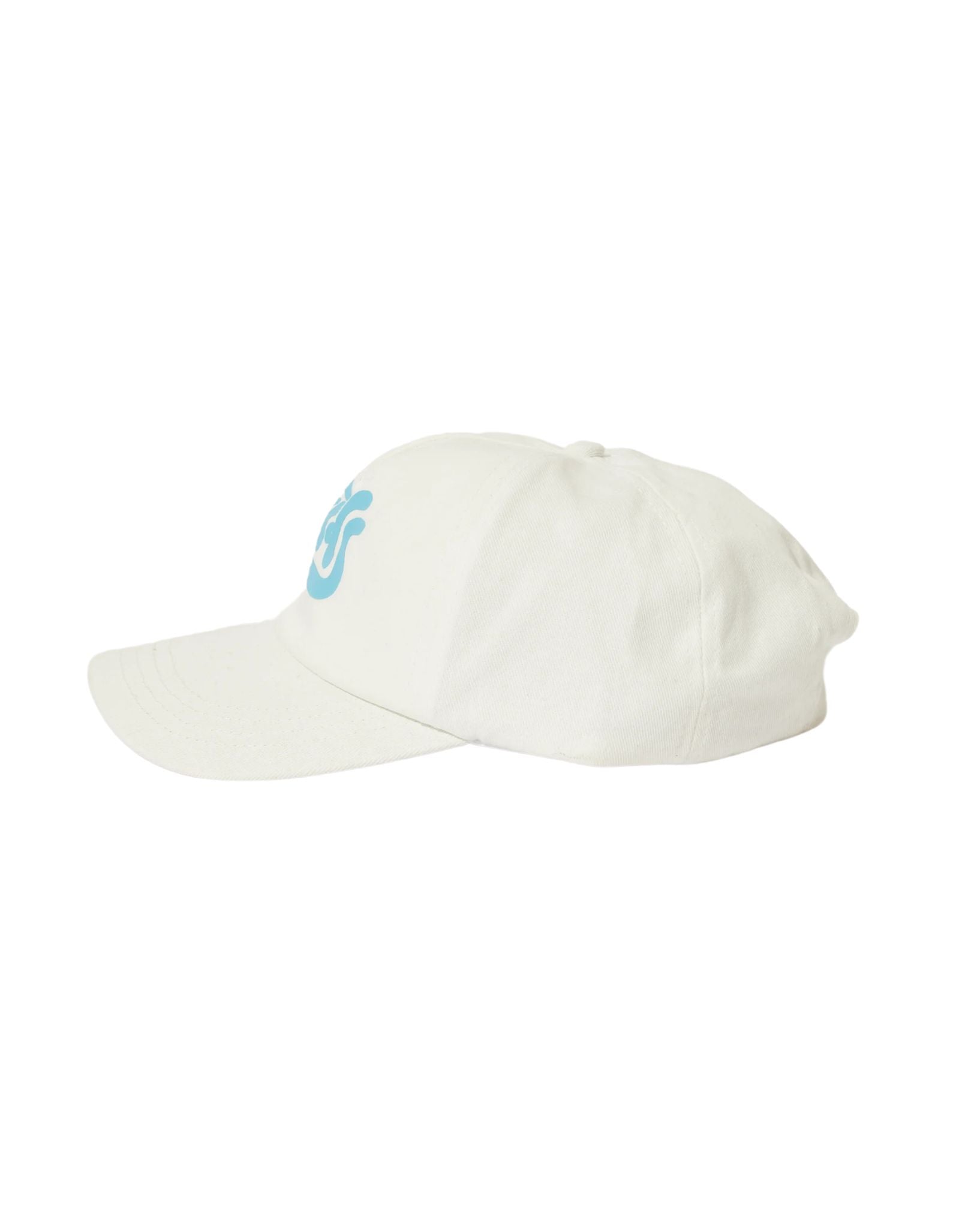 Afends Toosie Organic 6 Panel Cap - White